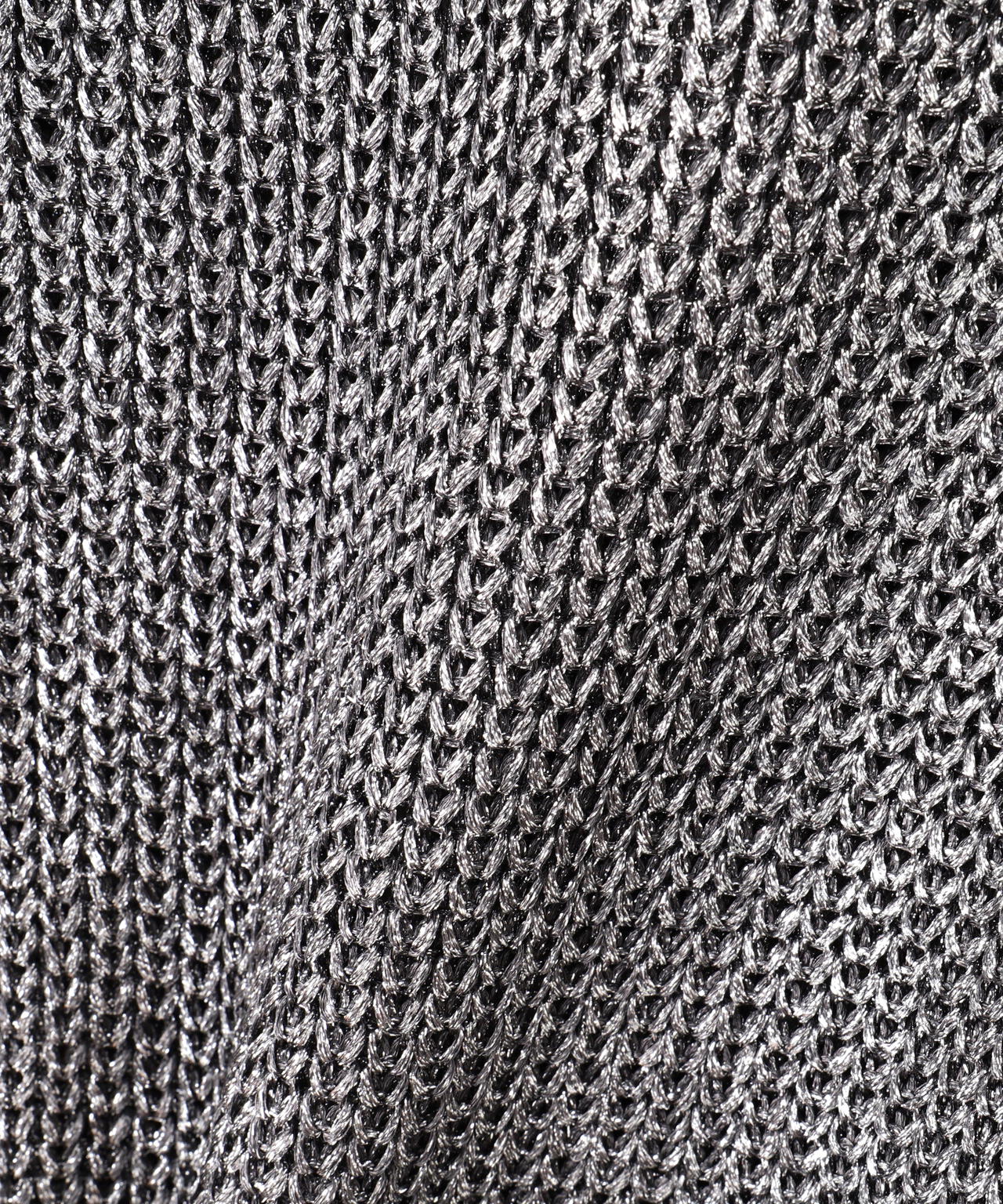 NOUNLESS（ナウンレス）SHINY FOIL GRUNGE KNIT