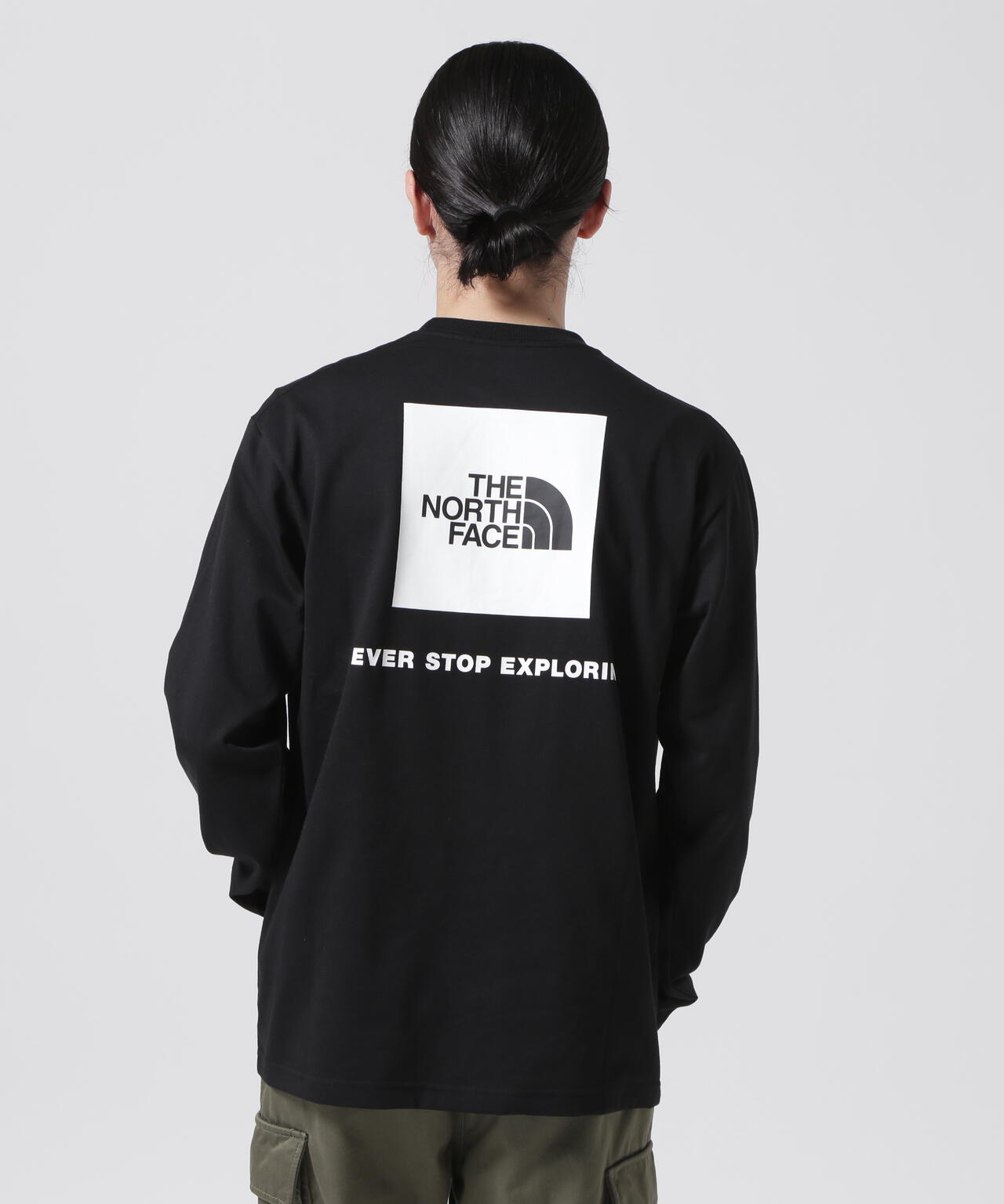 THE NORTH FACE/ザ・ノース・フェイス　L/S Back Square Logo Tee
