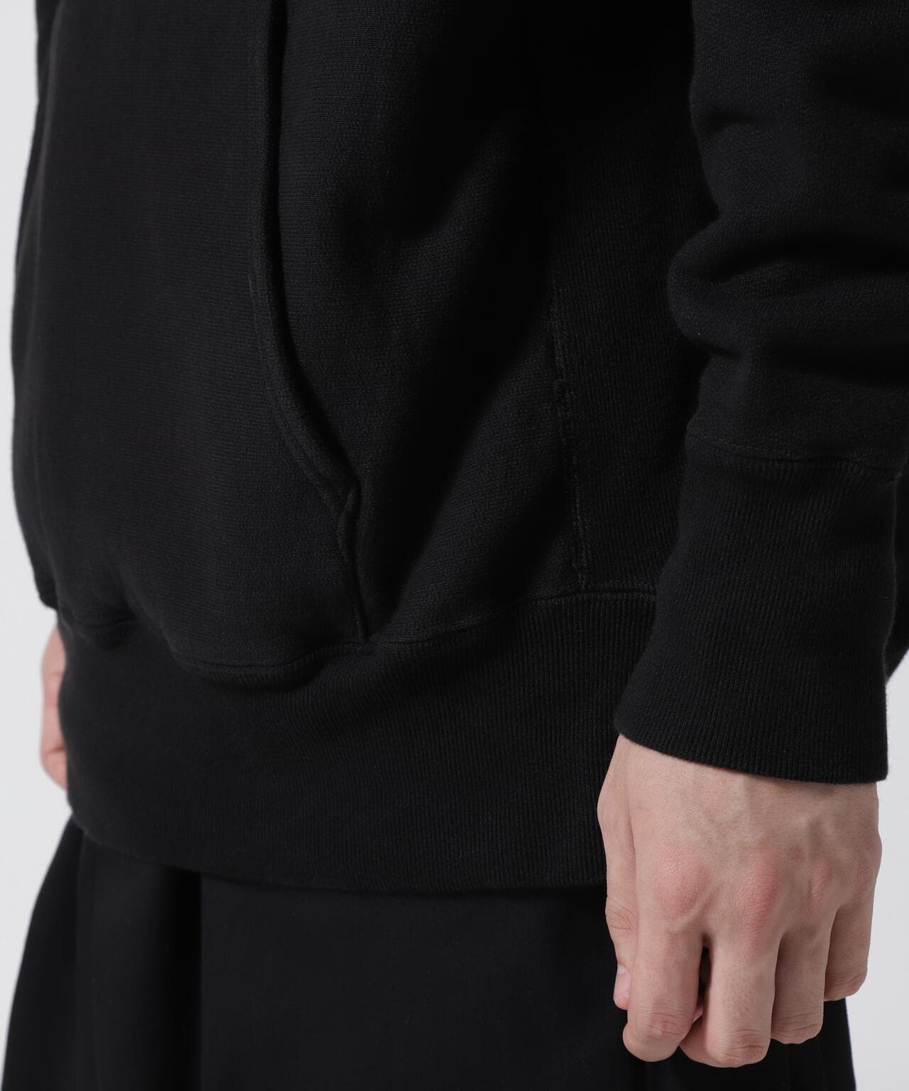 ATON (エイトン) GARMENT DYED URAKE  HOODIE