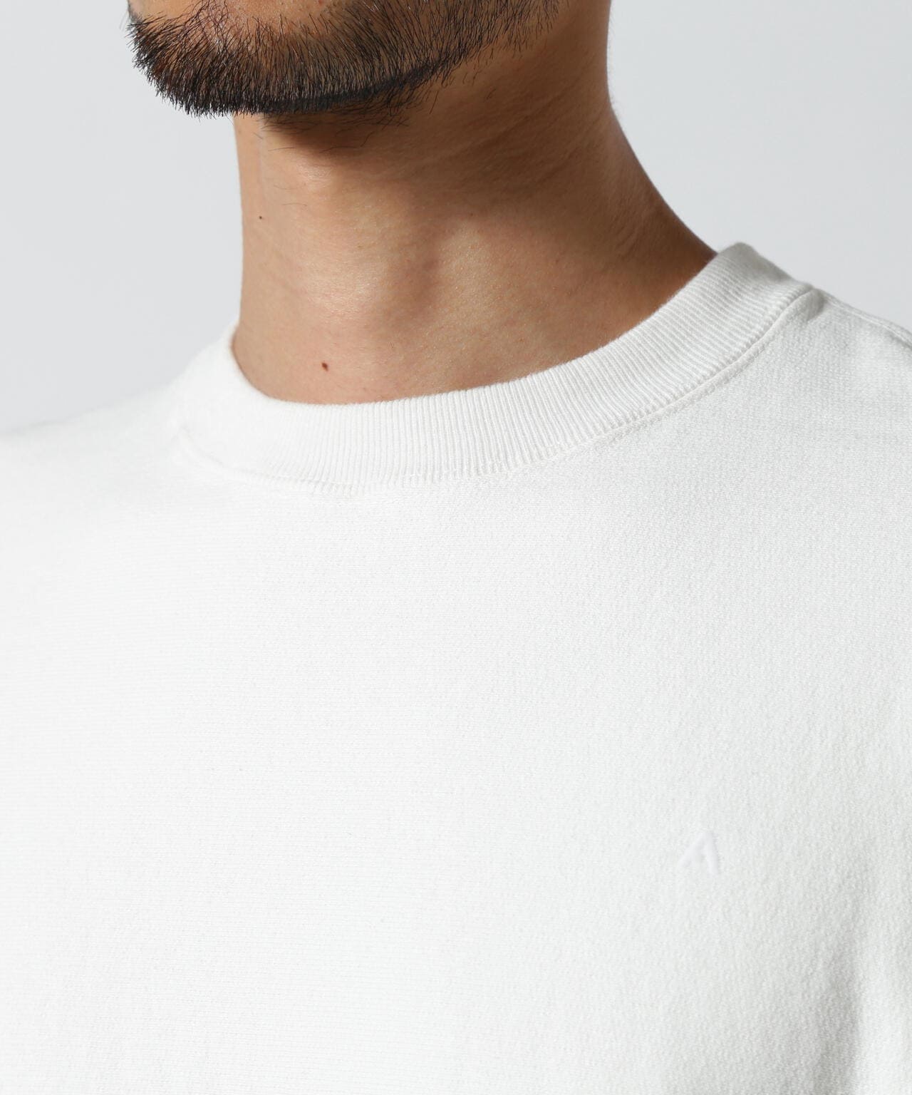 ATON (エイトン) GARMENT DYED URAKE  OVERSIZED PULLOVER