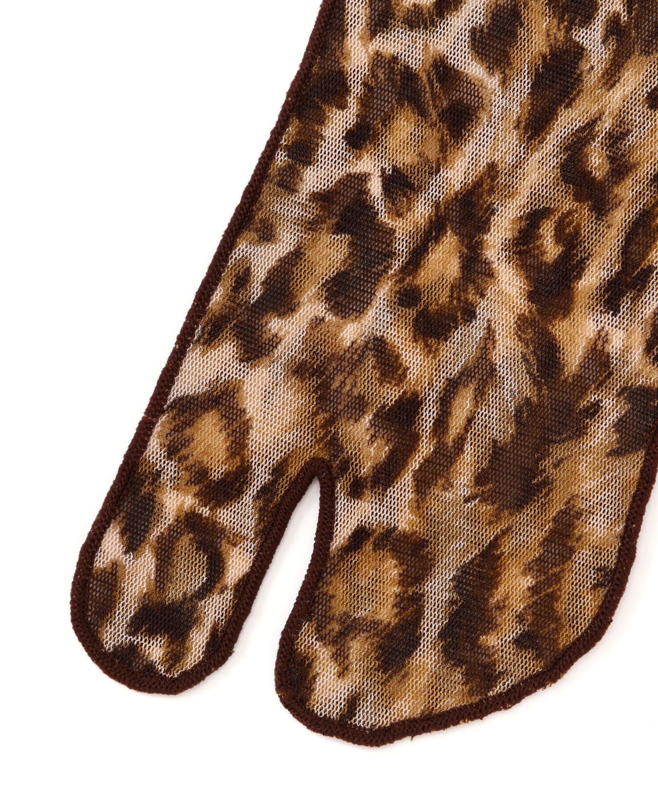 MARCOMONDE（マルコモンド）tulle tabi socks (Leopard)