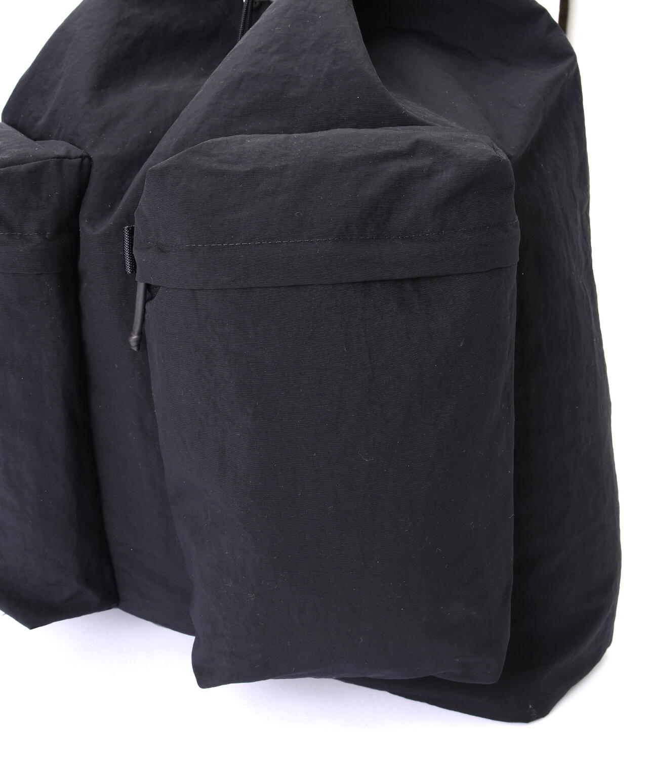 SLOW(スロウ)Span nylon-draw string day pack-2024SS