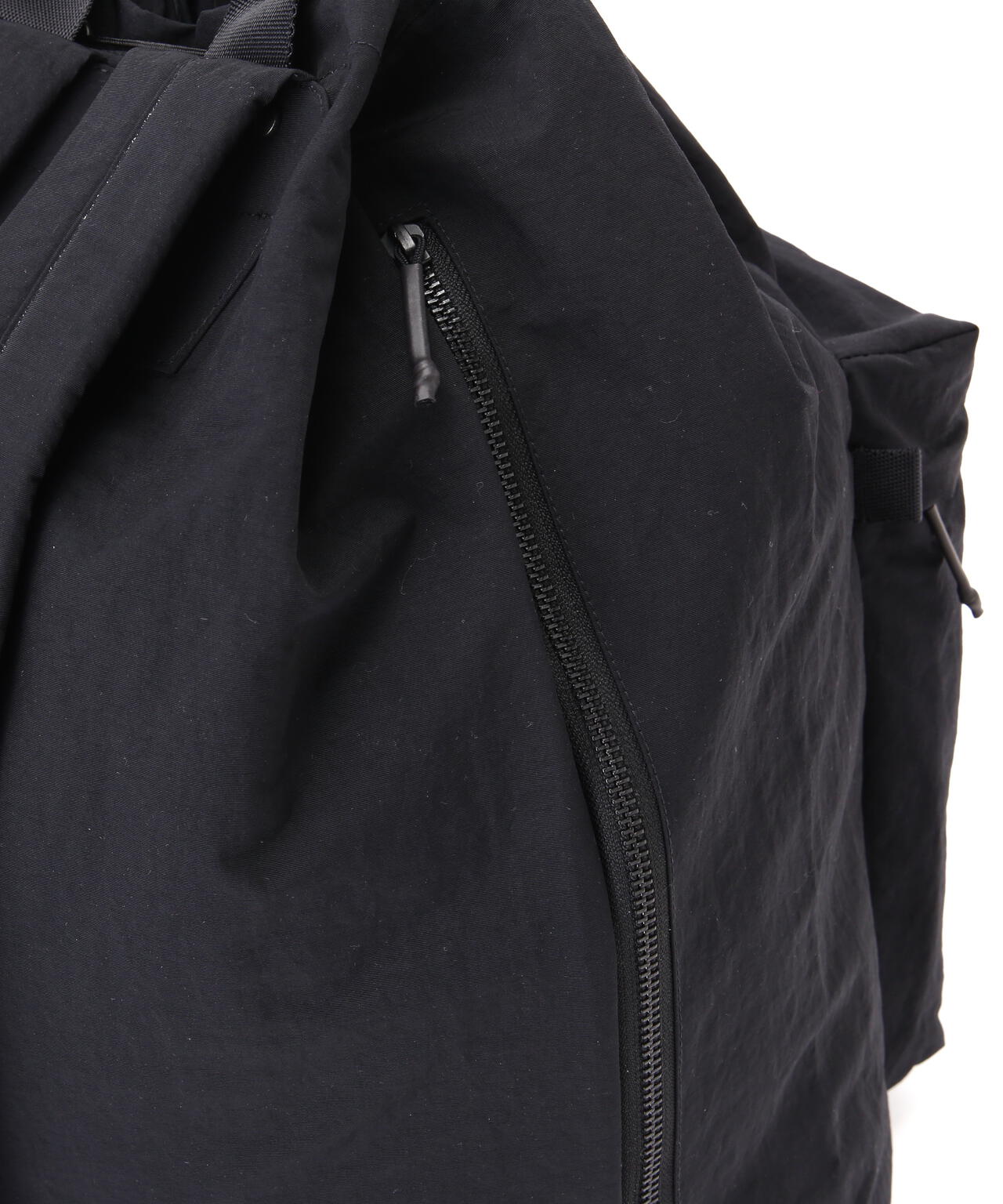 SLOW(スロウ)Span nylon-draw string day pack-2024SS