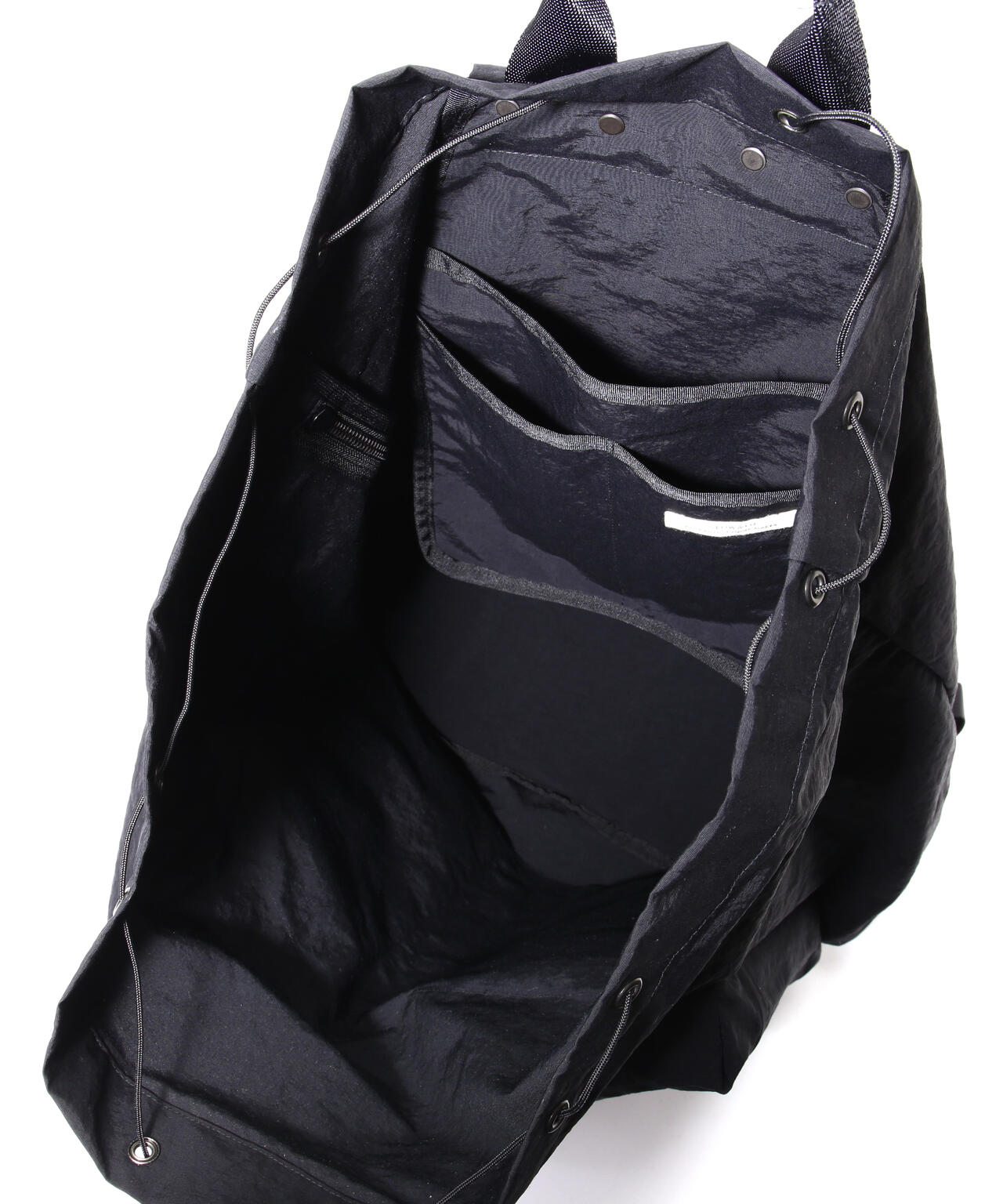 SLOW(スロウ)Span nylon-draw string day pack-2024SS