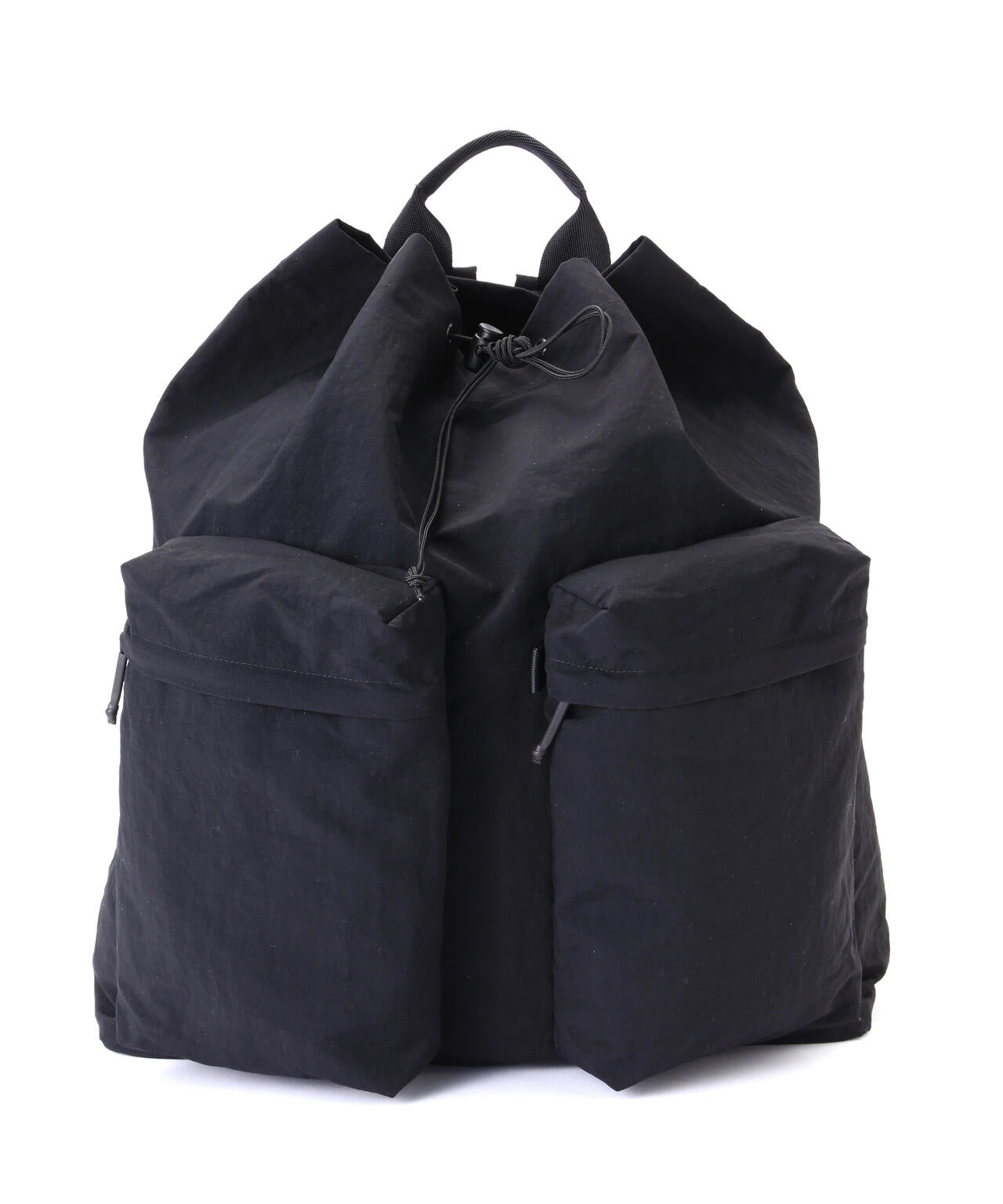 SLOW(スロウ)Span nylon-draw string day pack-2024SS