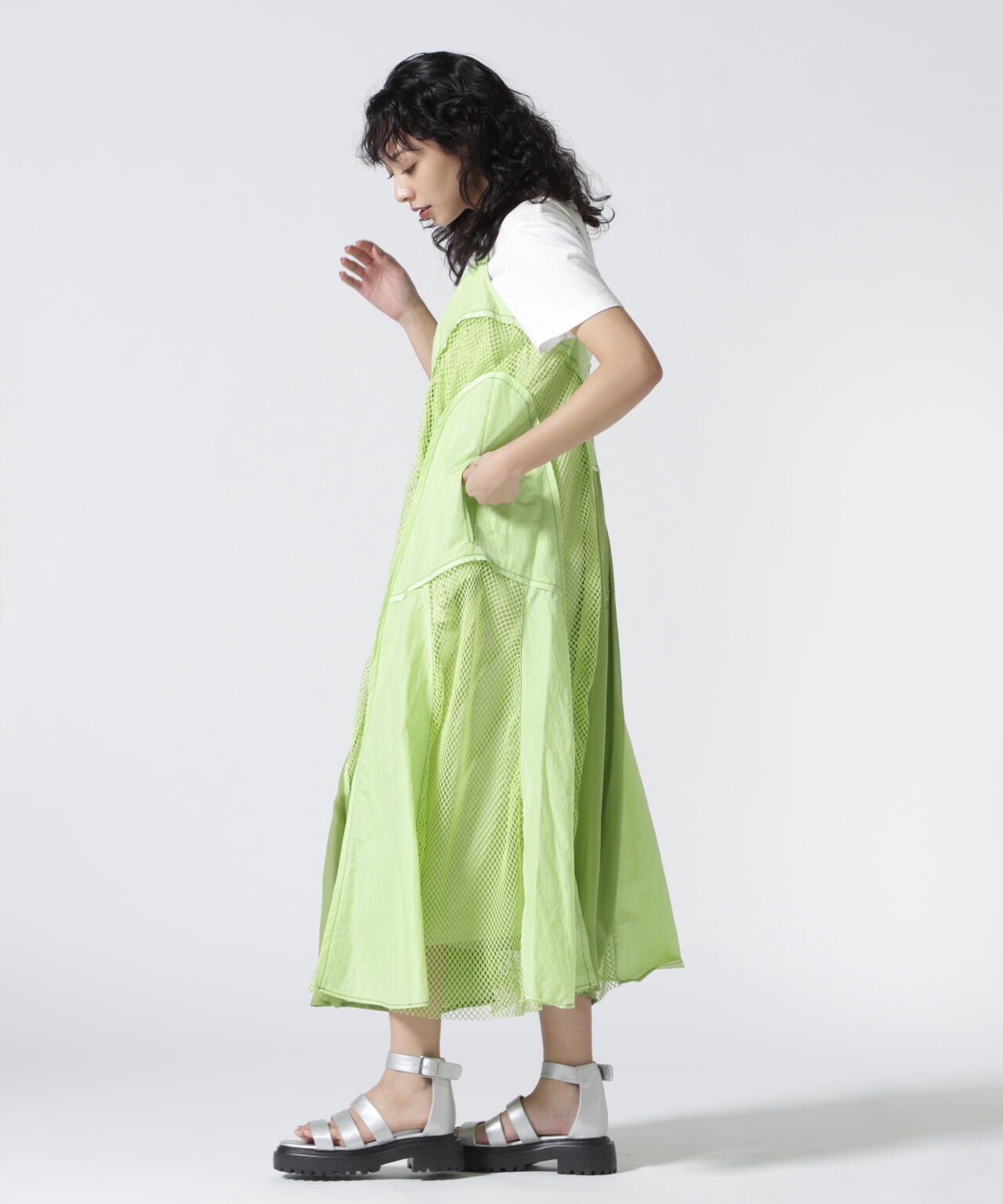 AULA AILA（アウラ アイラ）別注MESH COMBINATION ONE-PIECE