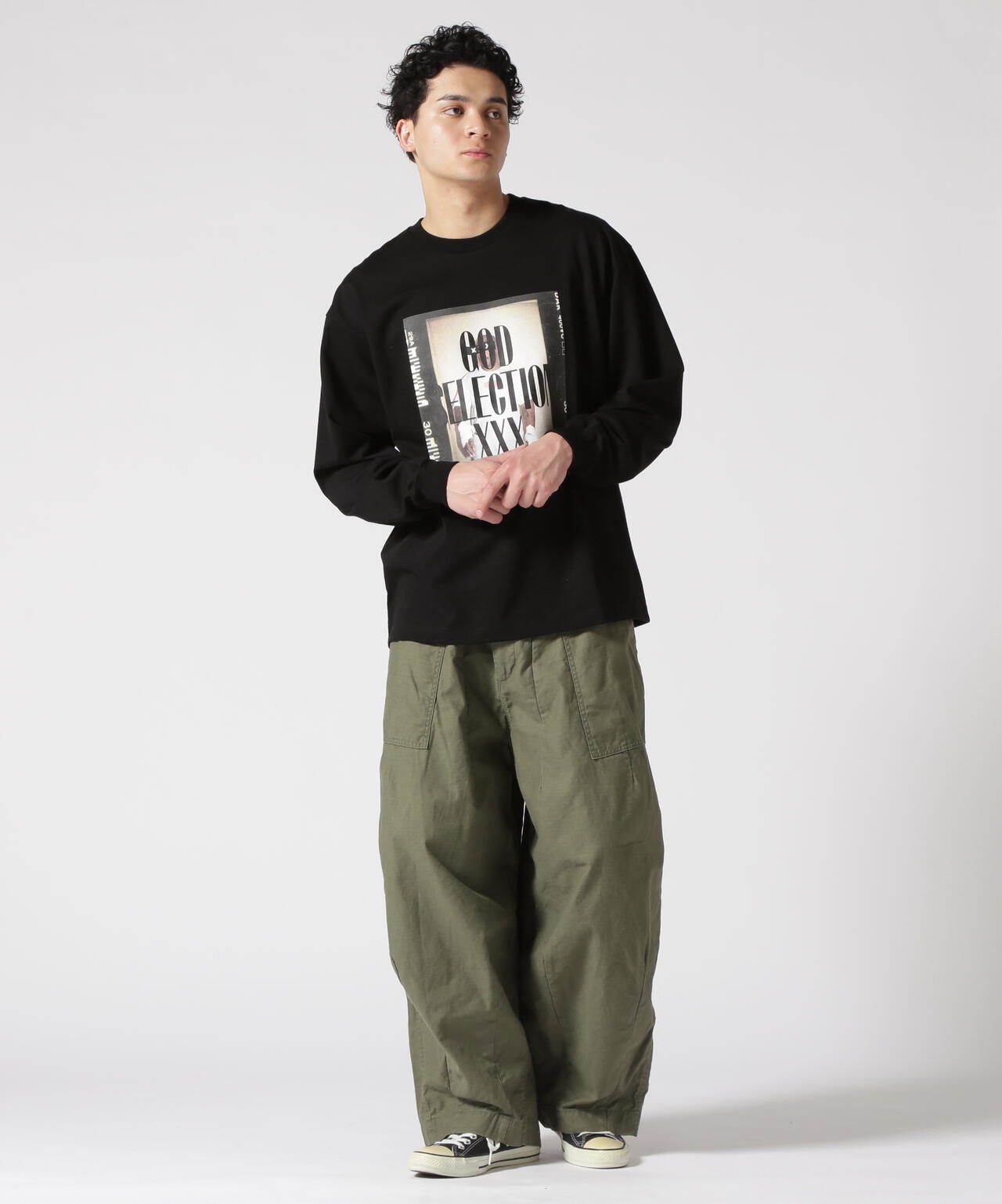 GOD SELECTION XXX/LONG SLEEVE T-SHIRT GX-A25-LT-07