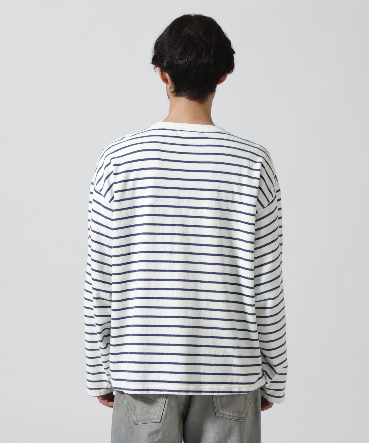 REMI RELIEF(レミレリーフ) INDIGOボーダーロンT（US NAVY)
