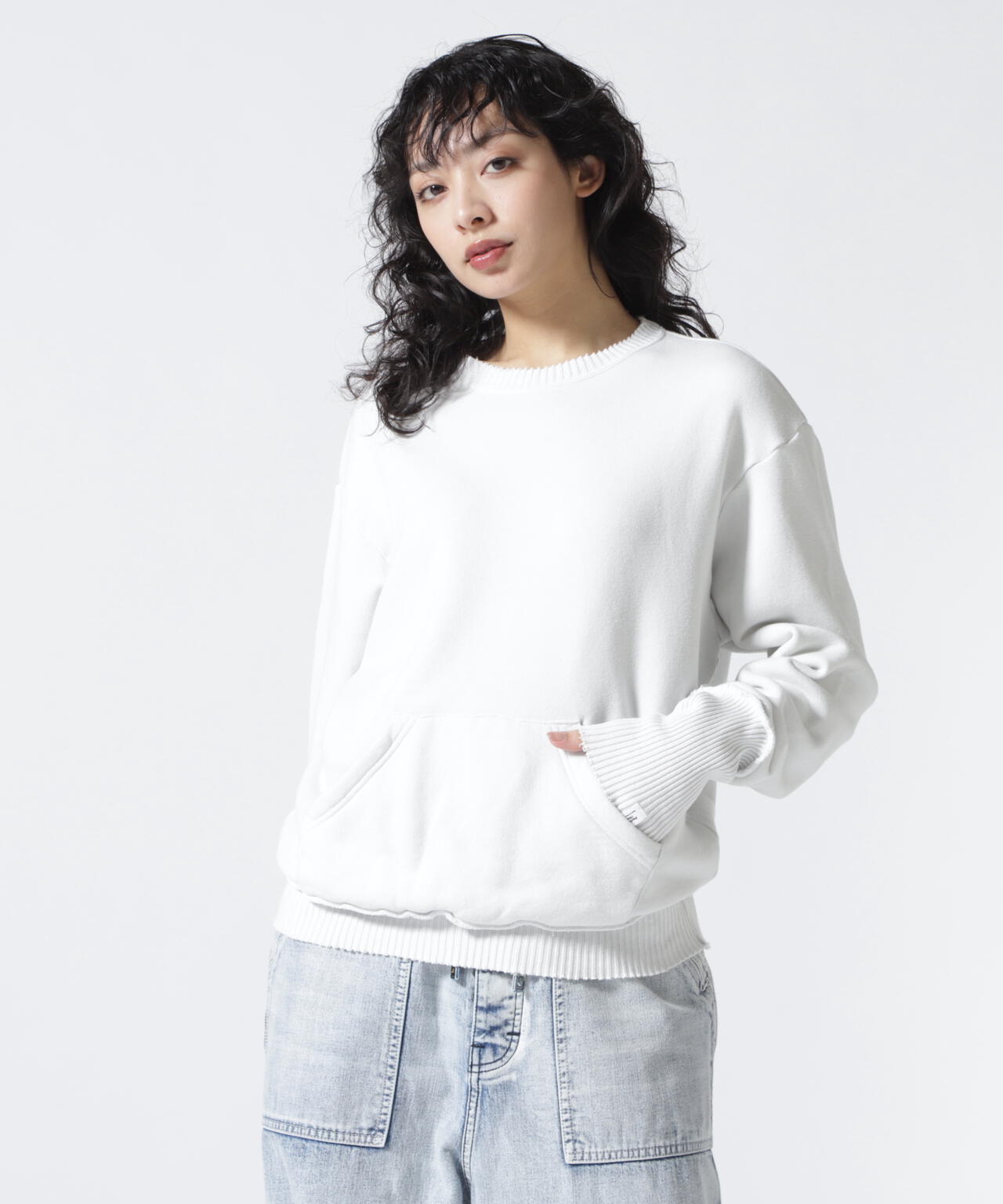PERFECT RIBS（パーフェクトリブズ）Relax Pocket Crew Neck Sweat