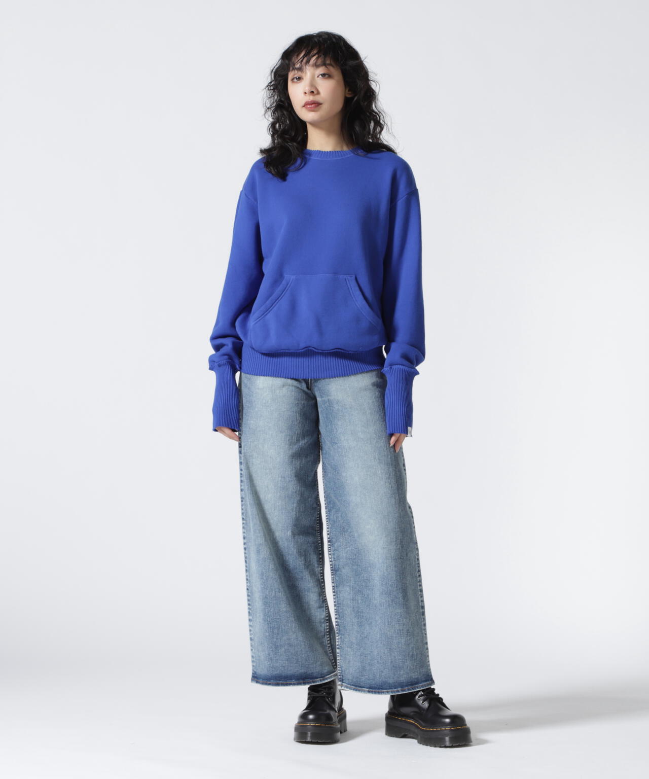 PERFECT RIBS（パーフェクトリブズ）Relax Pocket Crew Neck Sweat