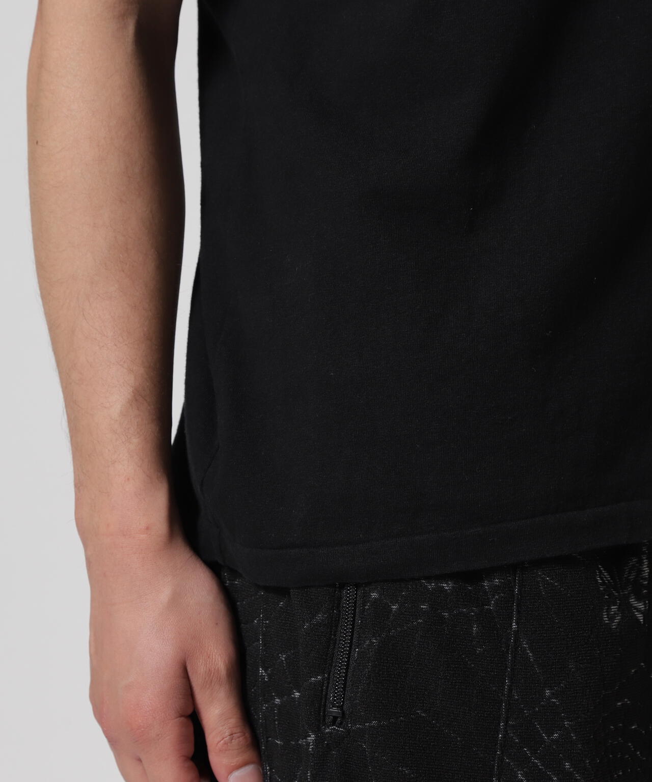 NEEDLES/S/S Papillon Emb. Pocket Tee - Cotton Jersey