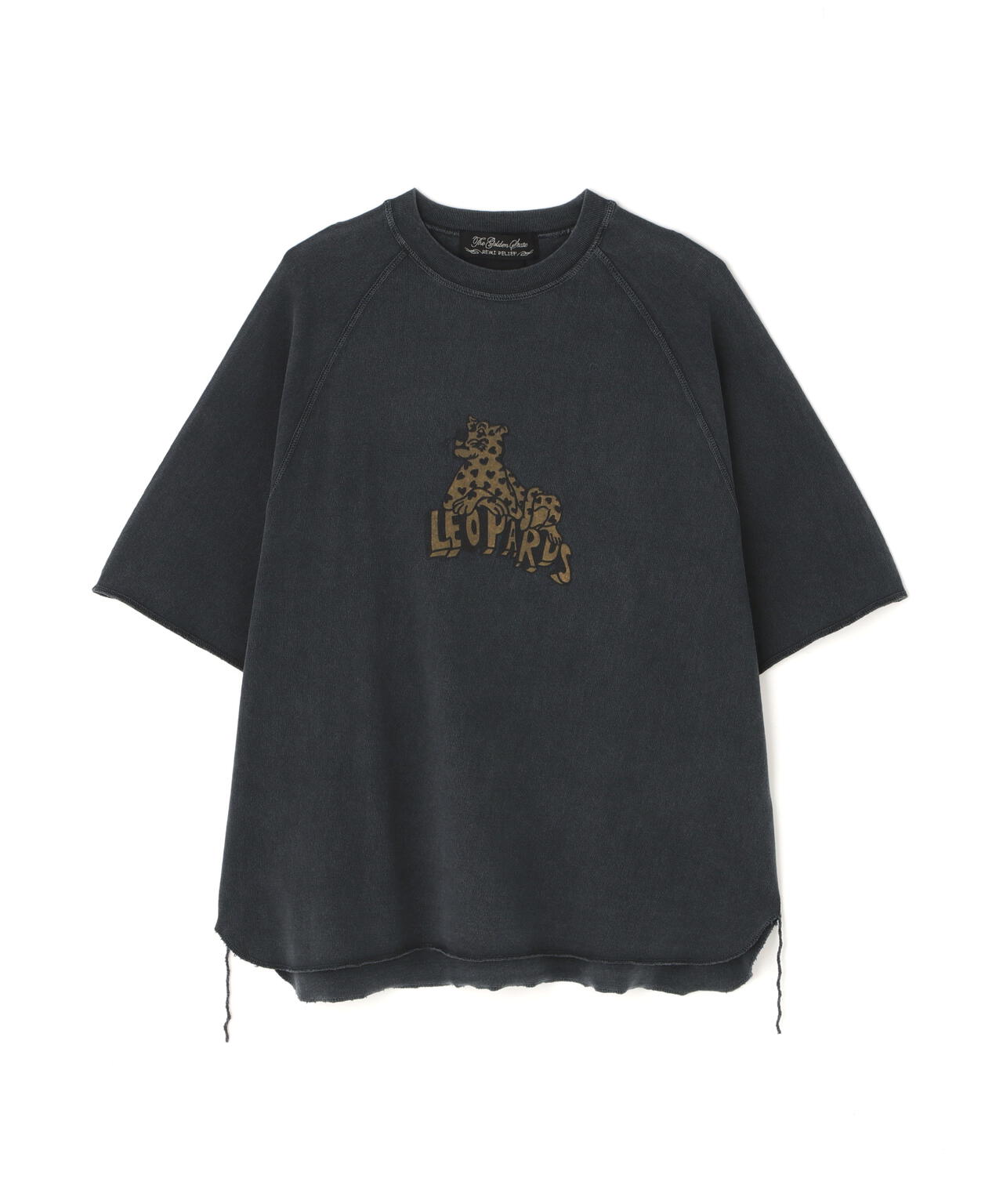 REMI RELIEF(レミレリーフ)別注 SP加工8/天竺ラグランT(LEOPARDS)