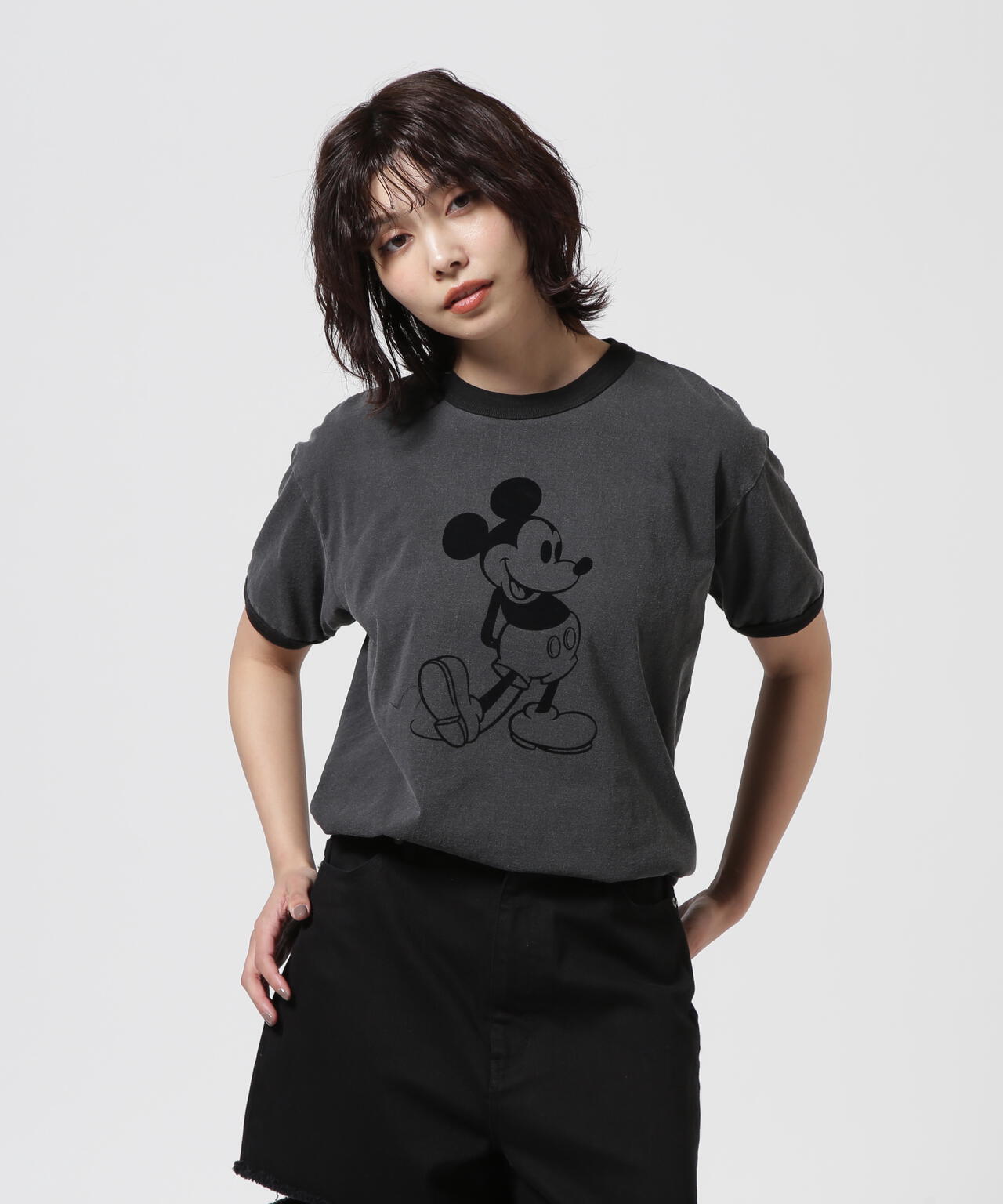 GOOD ROCK SPEED (グッドロックスピード) Disney リンガーTシャツ