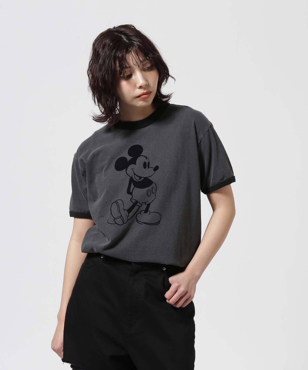 GOOD ROCK SPEED (グッドロックスピード) Disney リンガーTシャツ