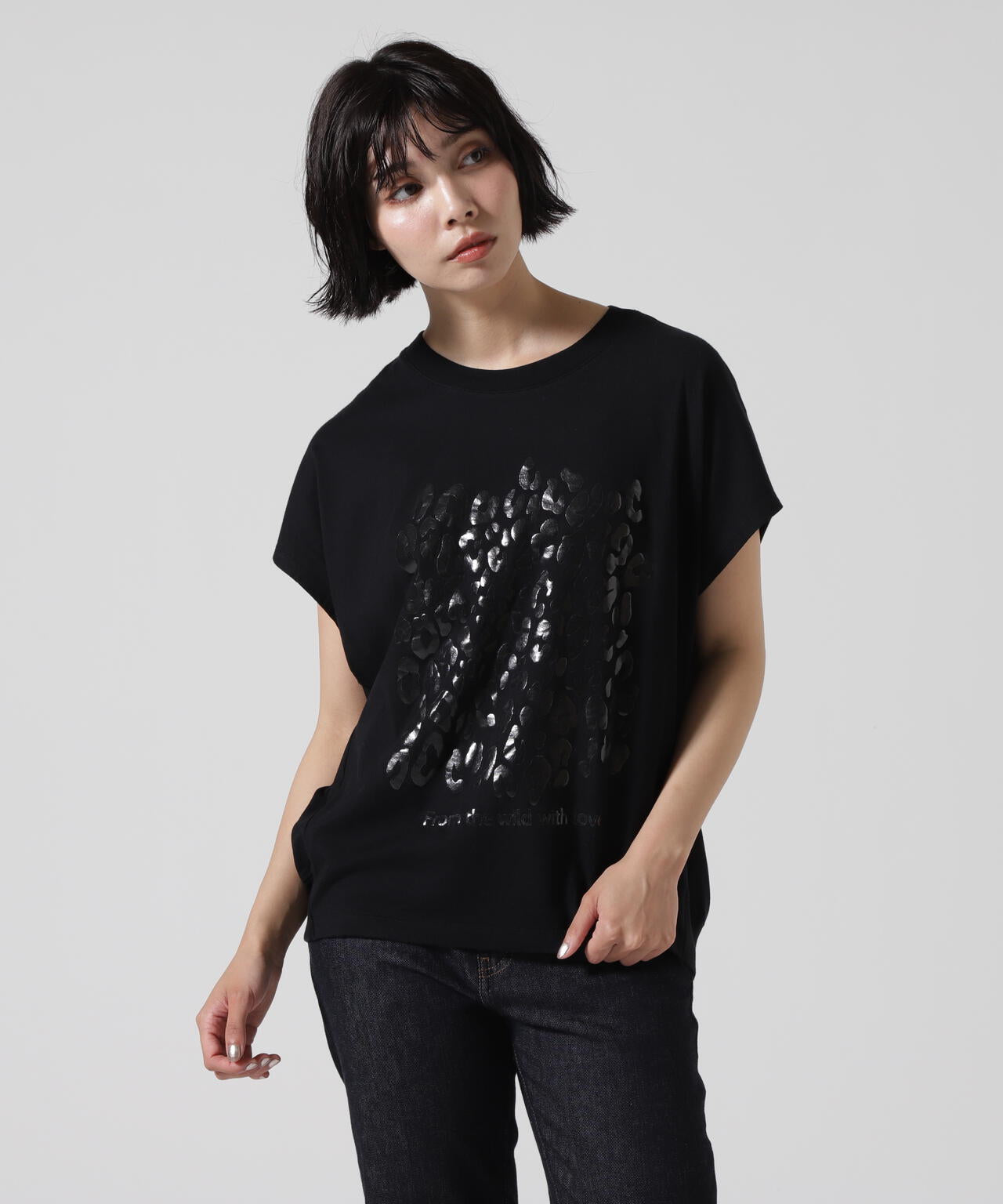 Munich（ミューニック）B'2nd別注レオパードプリントＴシャツ