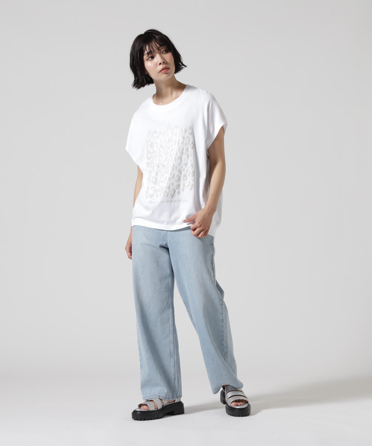 Munich（ミューニック）B'2nd別注レオパードプリントＴシャツ