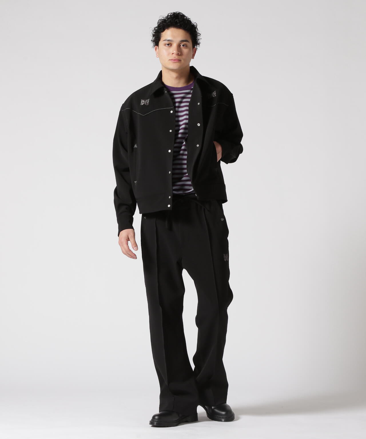 NEEDLES(ニードルズ)Piping Cowboy Jacket - Poly Double Cloth