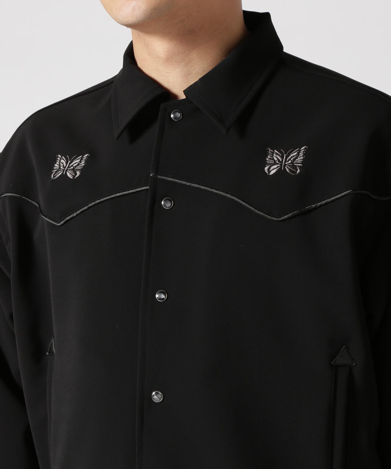 NEEDLES(ニードルズ)Piping Cowboy Jacket - Poly Double Cloth