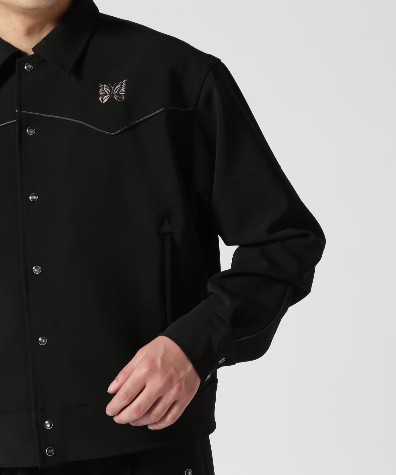 NEEDLES(ニードルズ)Piping Cowboy Jacket - Poly Double Cloth