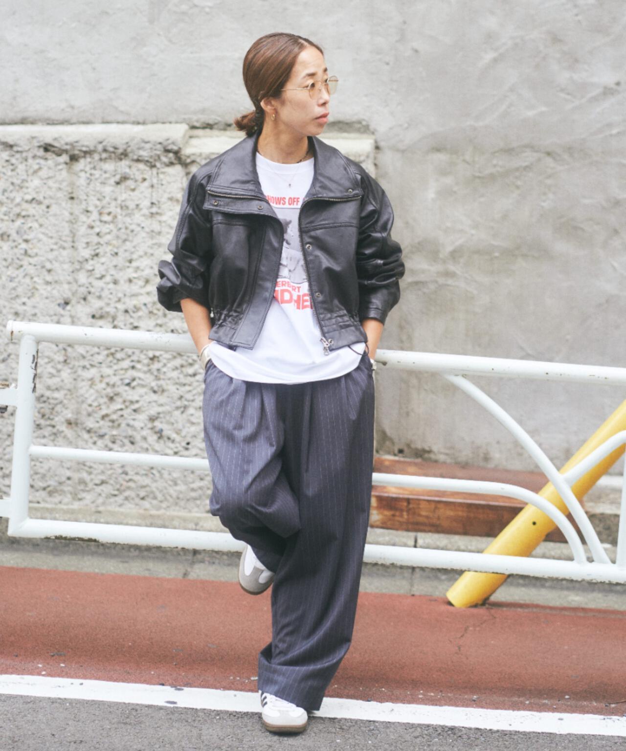 DROIT BELLO（ドロイトベロ）ストライプパンツ