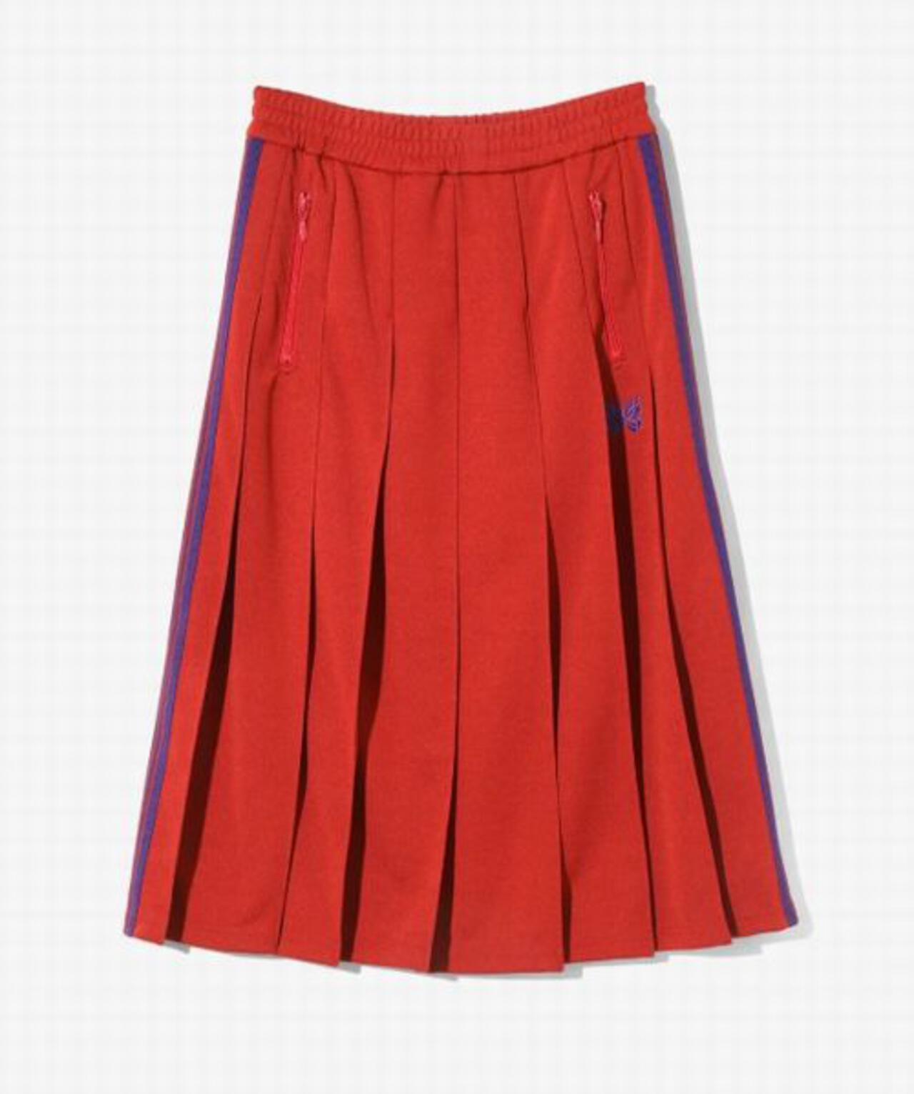NEEDLES / ニードルズ / Pleated Track Skirt - Poly Smooth RW322