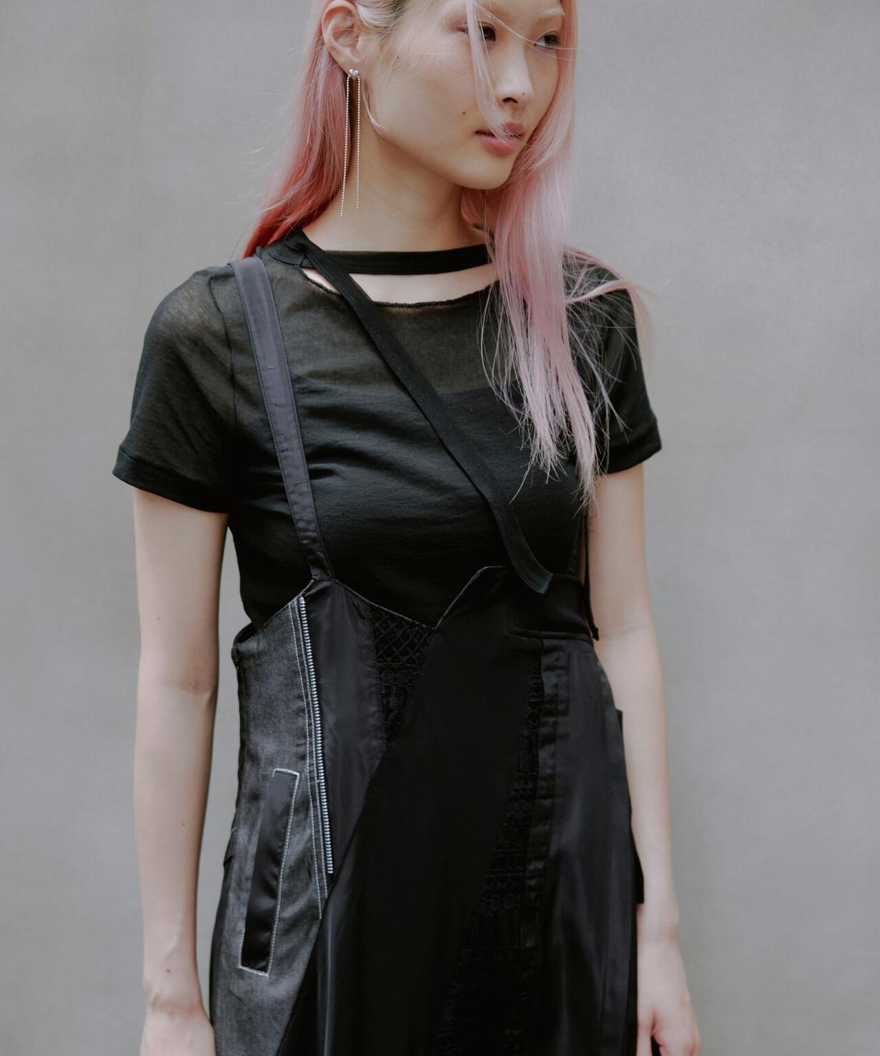 AULA AILA（アウラ アイラ）別注2WAYLACE MIX JUMPER SKIRT