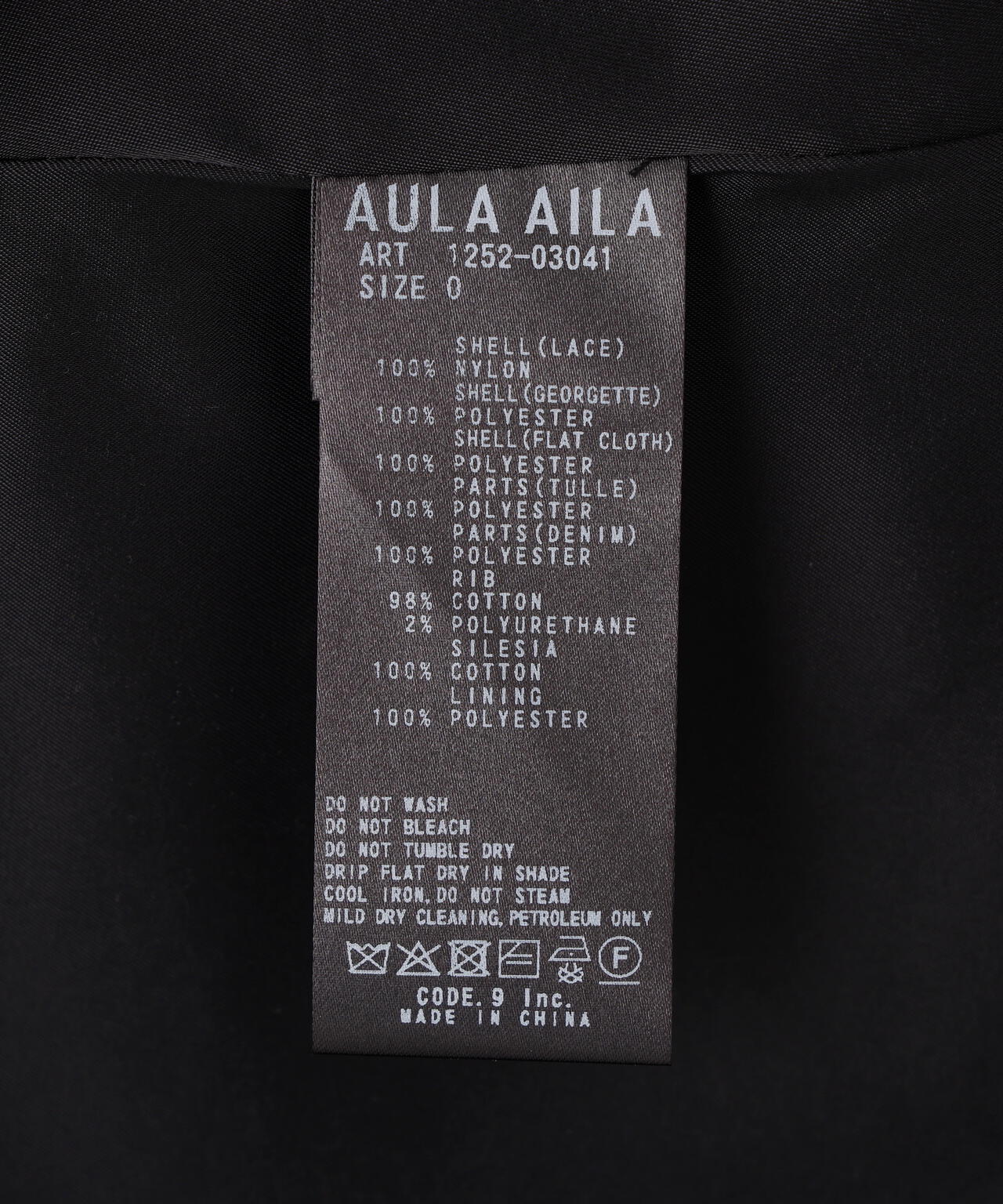 AULA AILA（アウラ アイラ）別注2WAYLACE MIX JUMPER SKIRT