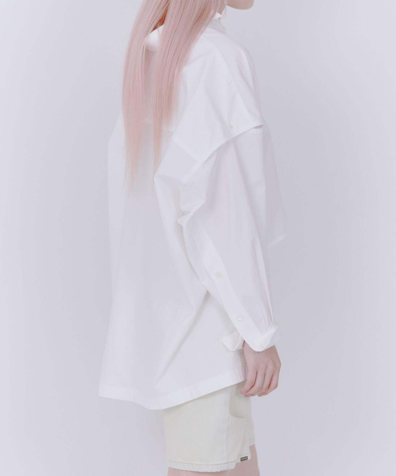 UJOH(ウジョー)　Slit sleeve 別注シャツ