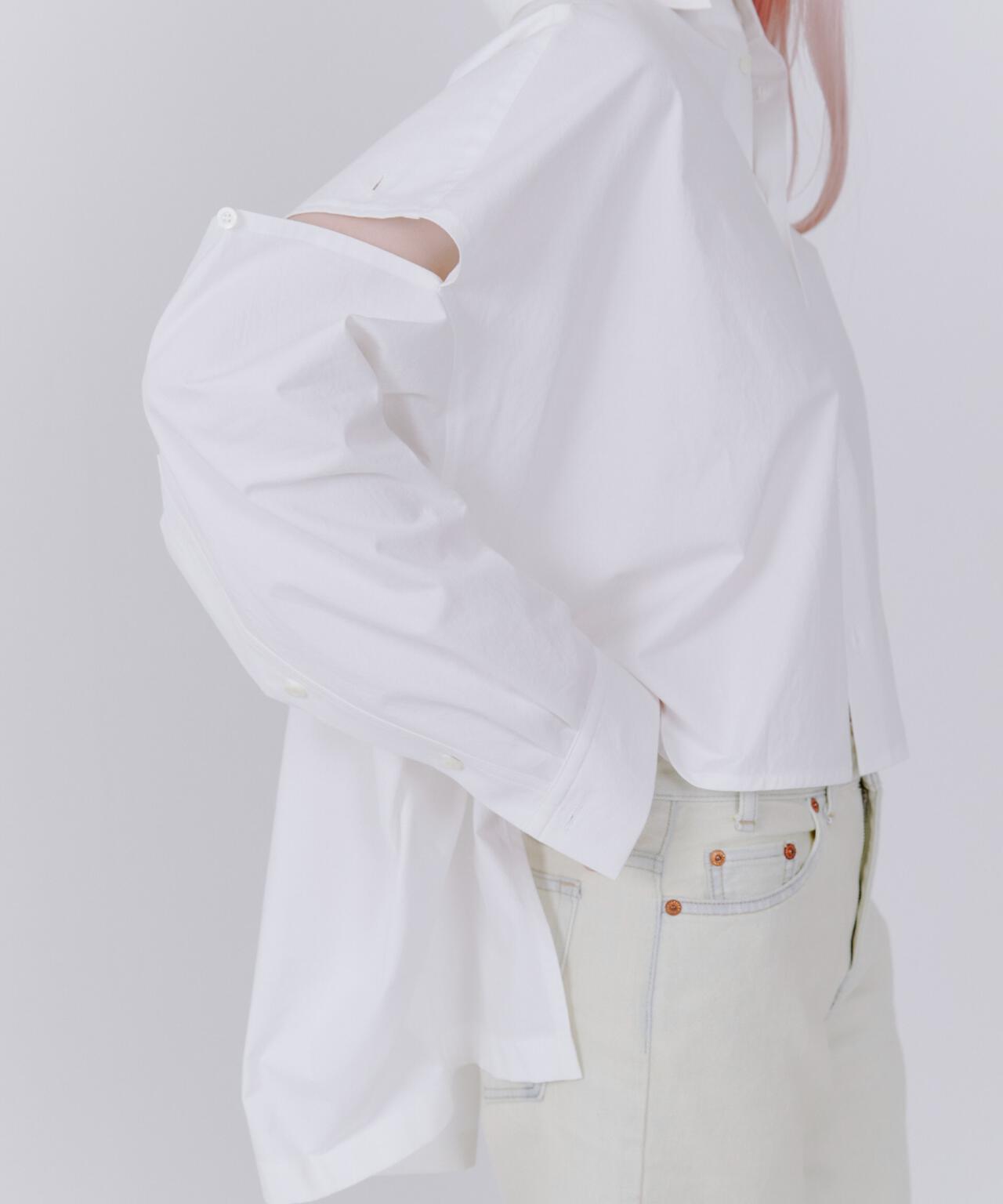 UJOH(ウジョー)　Slit sleeve 別注シャツ