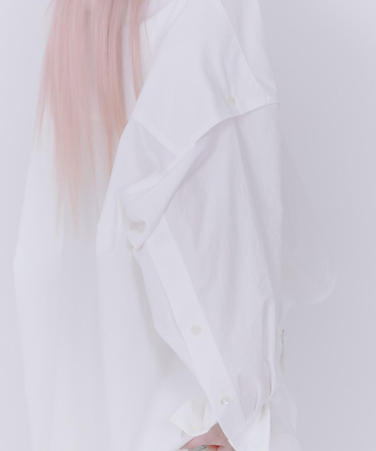 UJOH(ウジョー)　Slit sleeve 別注シャツ