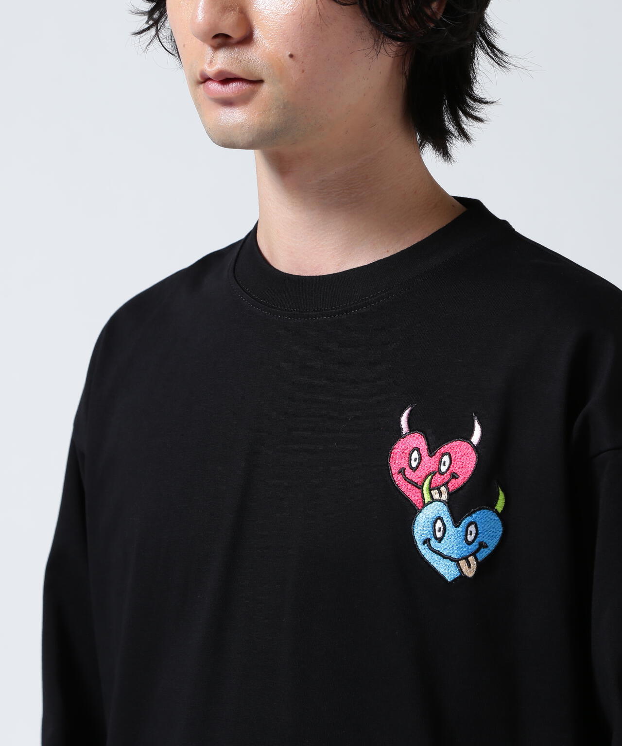 maxsix(マックスシックス）DOUBLE HERT L/S TEE