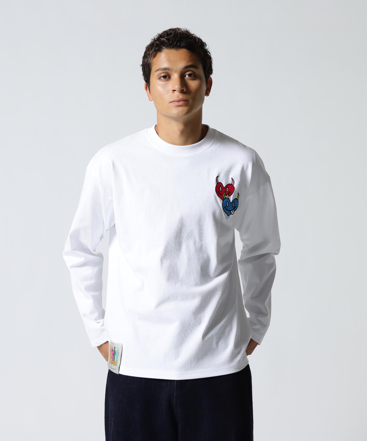maxsix(マックスシックス）DOUBLE HERT L/S TEE