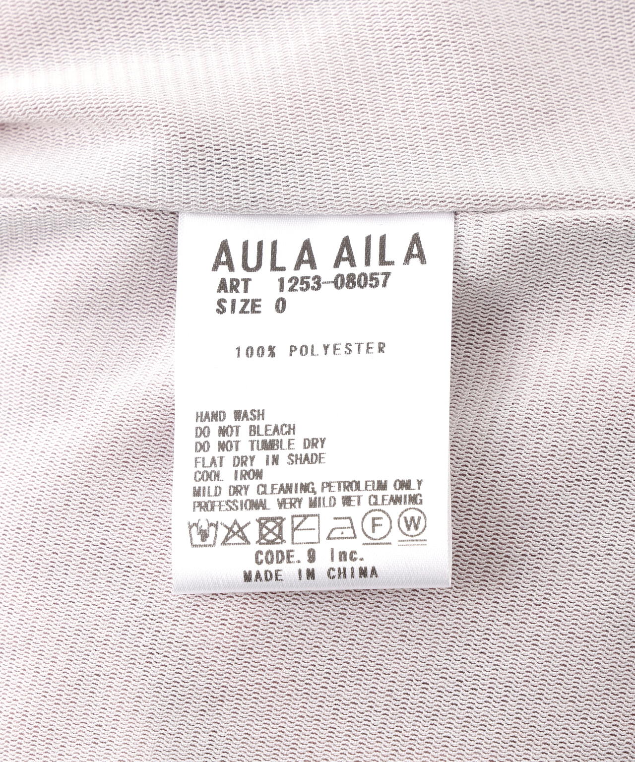 AULA AILA（アウラ アイラ）別注ハイネックベロアTOPS