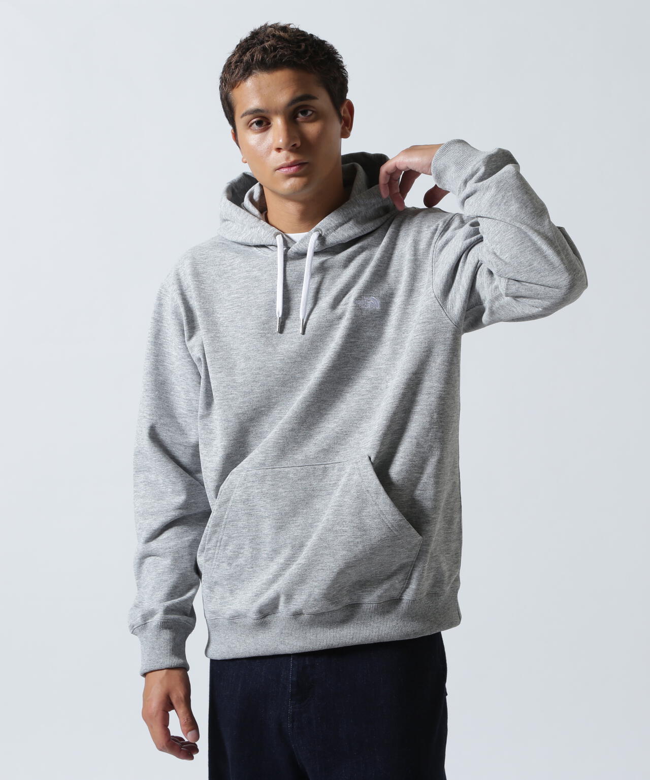 THE NORTH FACE (ザ・ノース・フェイス）Small Logo heather Sweat Hoodie