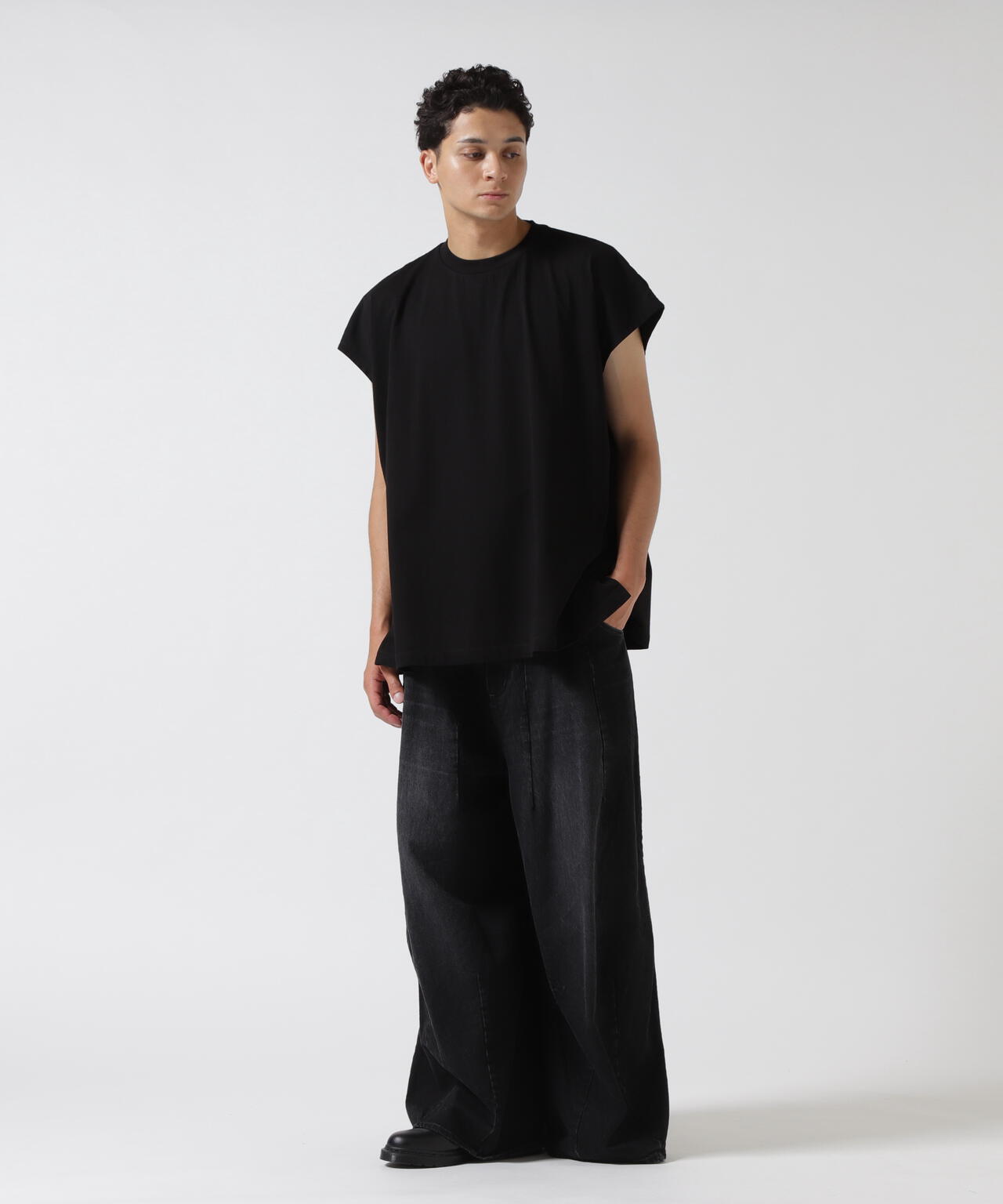 MINEDENIM（マインデニム）Big Nosleeve T-SH