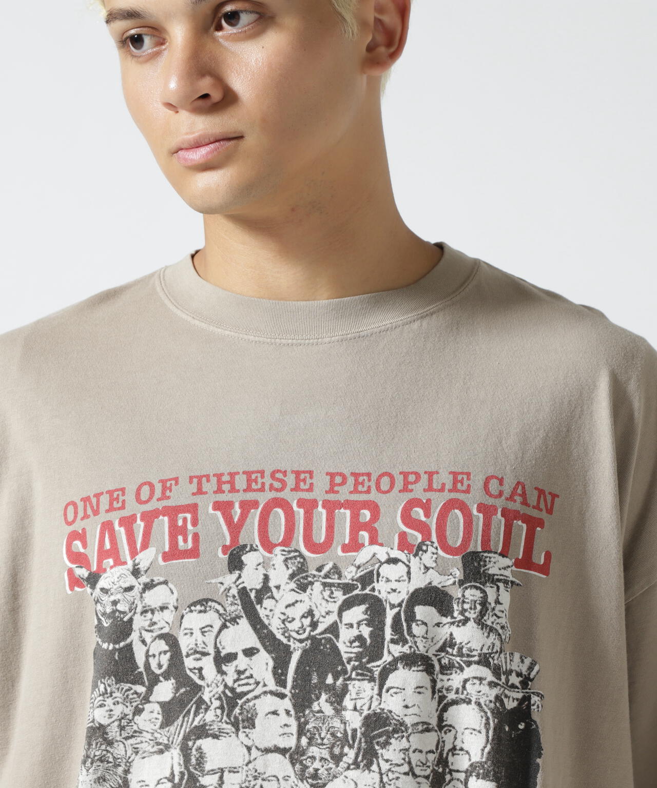 REMI RELIEF(レミレリーフ) 別注20/-天竺BIGサイズＴシャツ(SAVE YOUR)