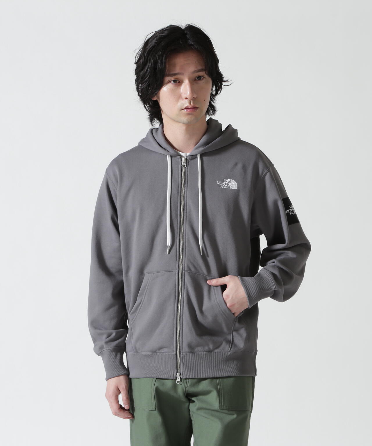 THE NORTH FACE (ザ・ノース・フェイス)スクエアロゴフルジップ NT12335
