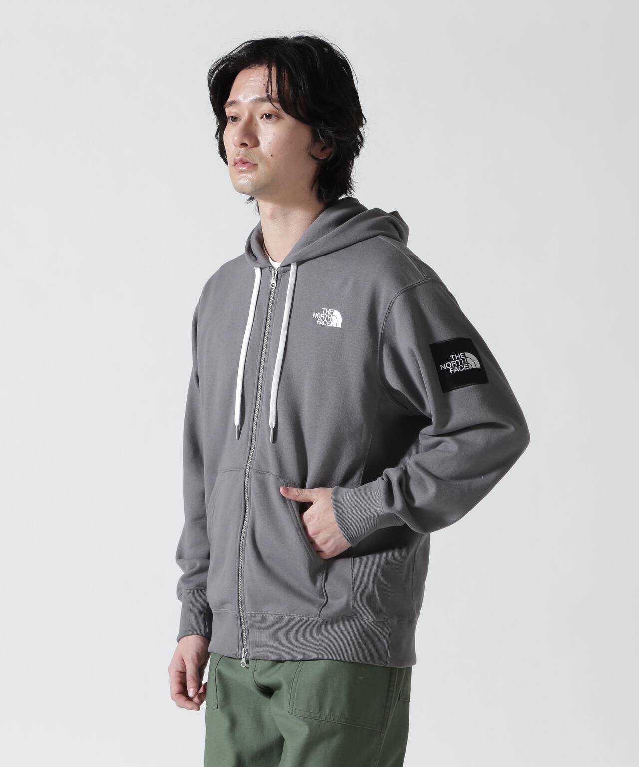 THE NORTH FACE (ザ・ノース・フェイス)スクエアロゴフルジップ NT12335