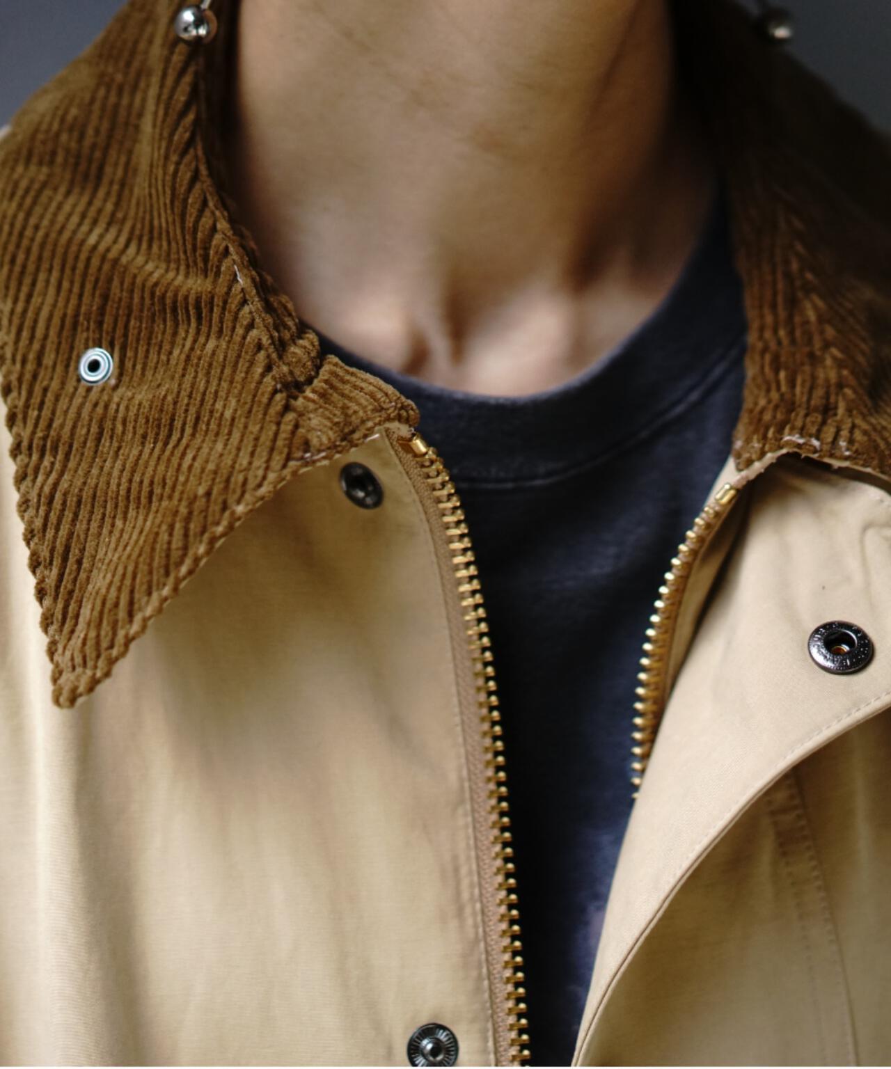 Barbour（バブアー）TRANSPORT / トランスポート/ピーチスキン コットン ショートレングスブルゾン