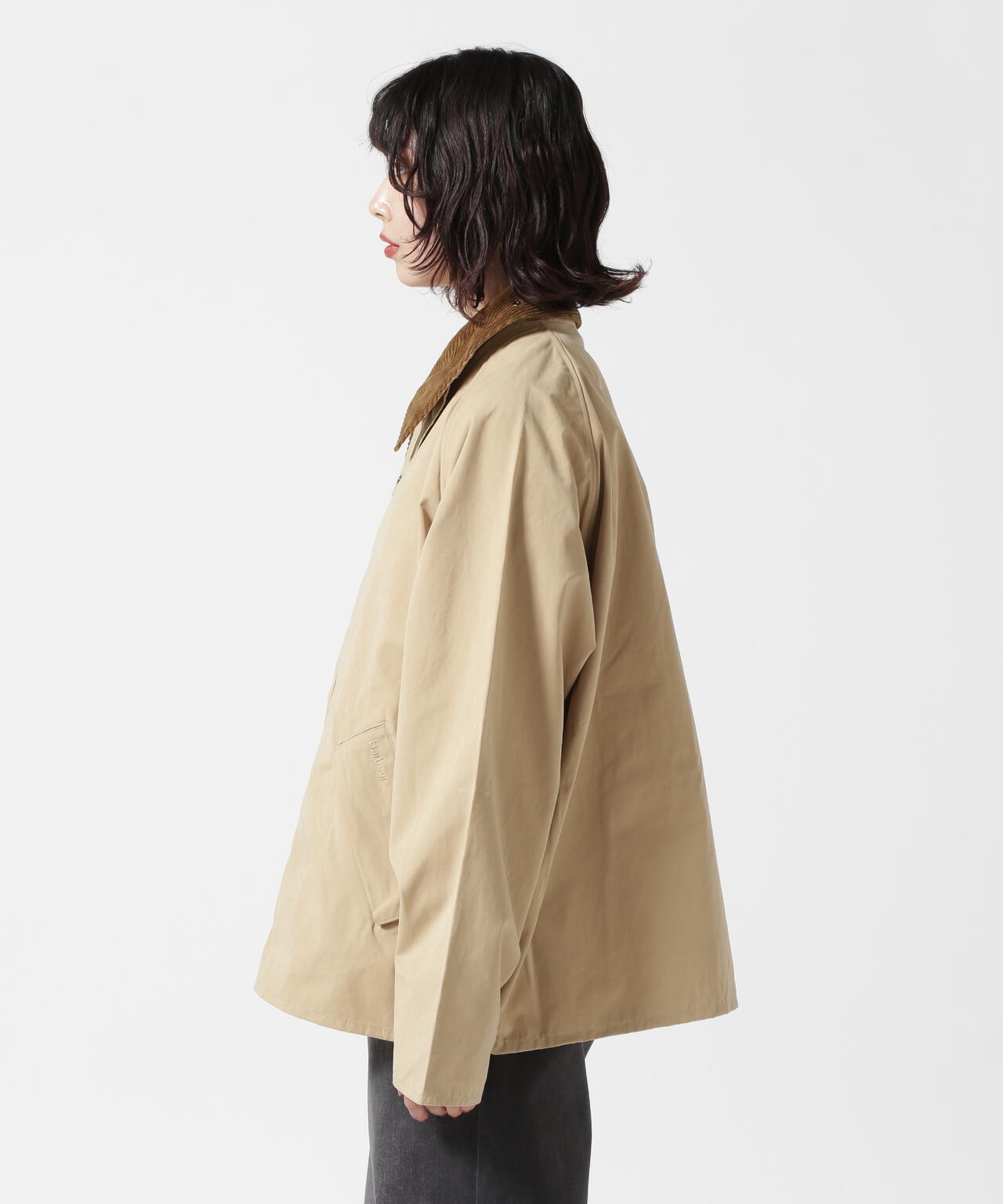 Barbour（バブアー）TRANSPORT / トランスポート/ピーチスキン コットン ショートレングスブルゾン