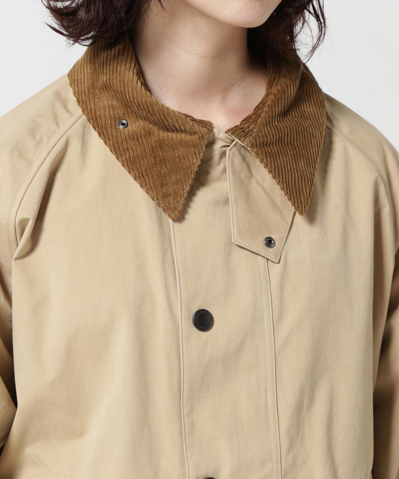 Barbour（バブアー）TRANSPORT / トランスポート/ピーチスキン コットン ショートレングスブルゾン