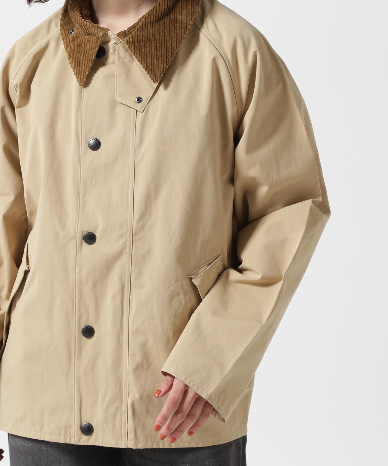 Barbour（バブアー）TRANSPORT / トランスポート/ピーチスキン コットン ショートレングスブルゾン