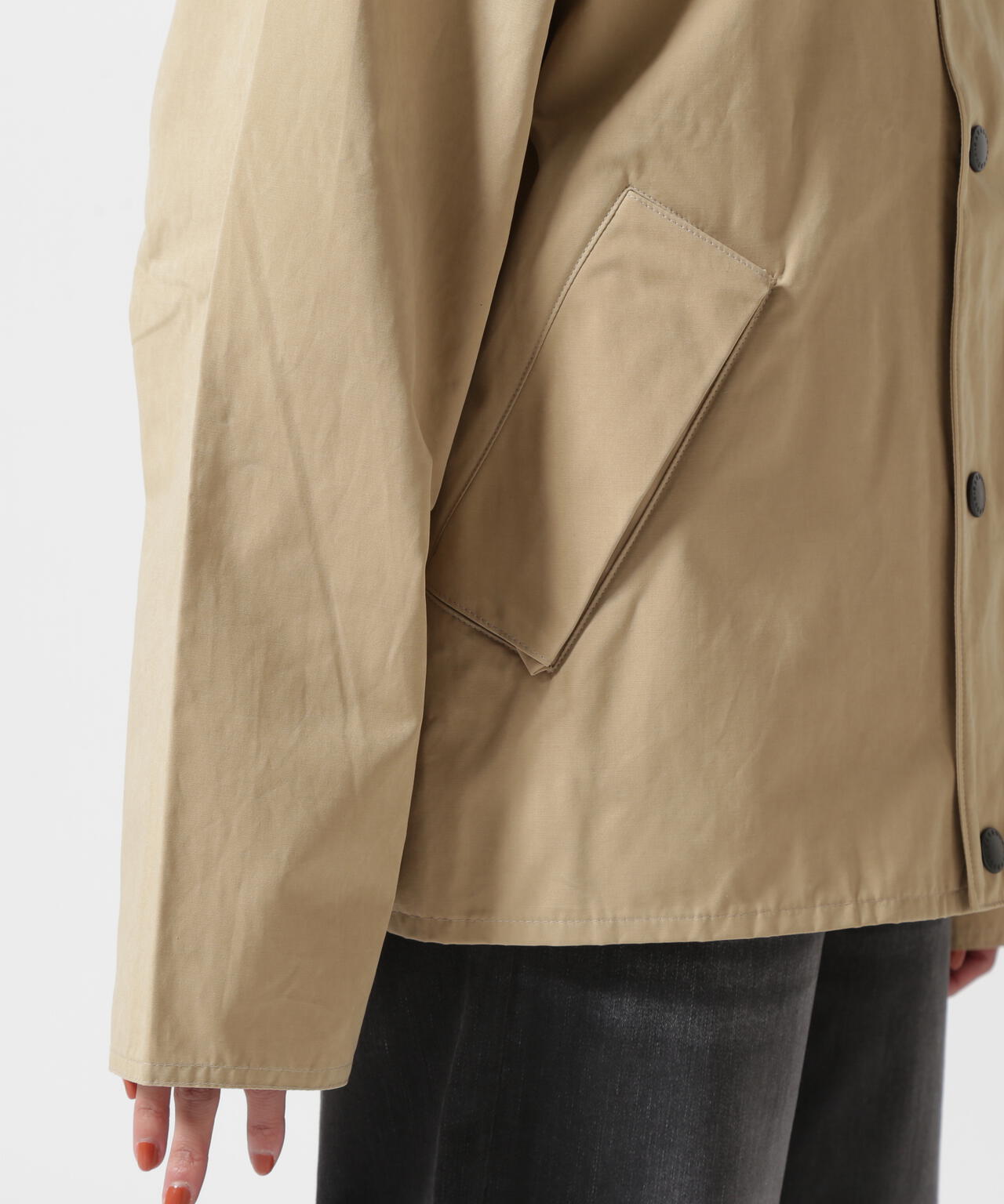Barbour（バブアー）TRANSPORT / トランスポート/ピーチスキン コットン ショートレングスブルゾン