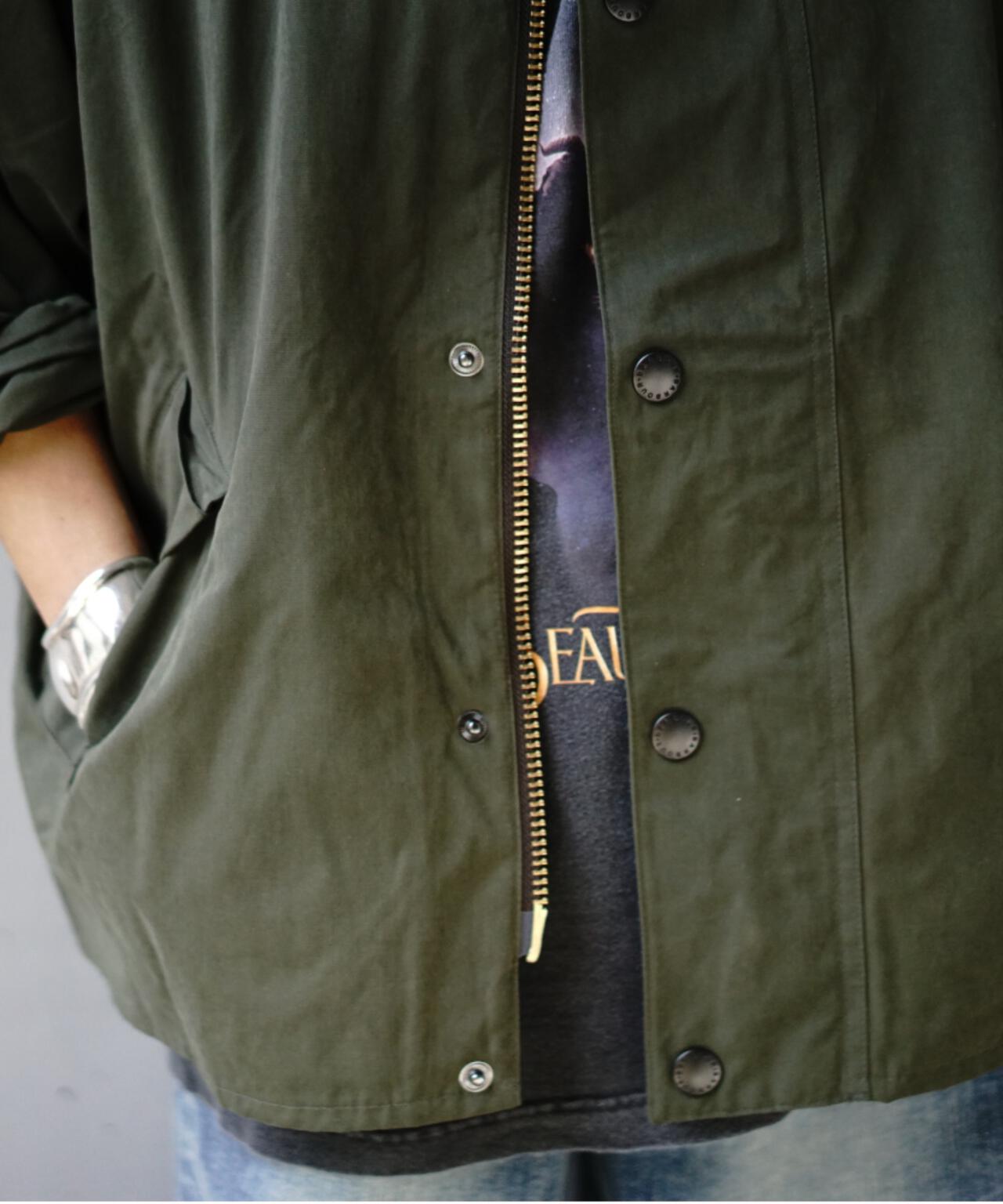 Barbour（バブアー）TRANSPORT / トランスポート/ピーチスキン コットン ショートレングスブルゾン