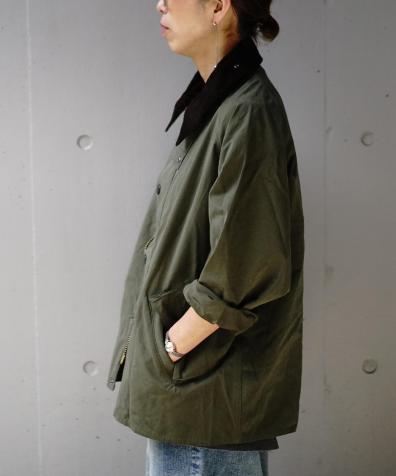 Barbour（バブアー）TRANSPORT / トランスポート/ピーチスキン コットン ショートレングスブルゾン