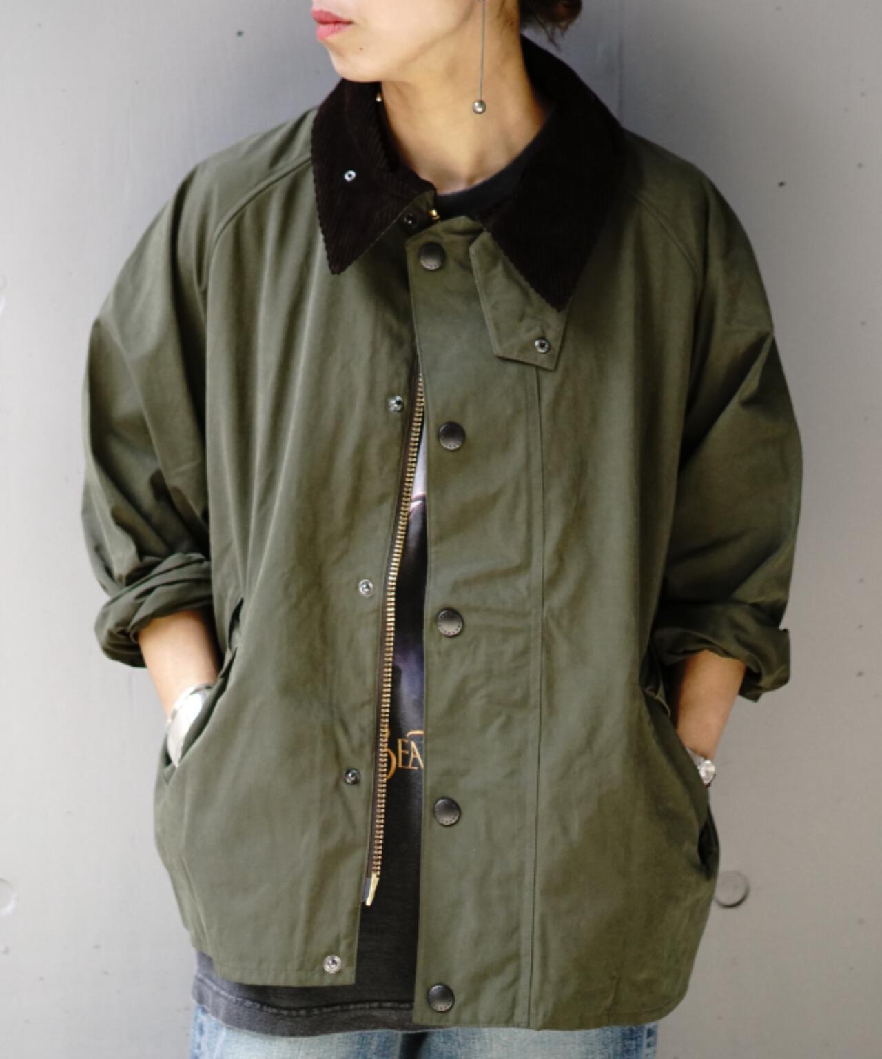 Barbour（バブアー）TRANSPORT / トランスポート/ピーチスキン コットン ショートレングスブルゾン