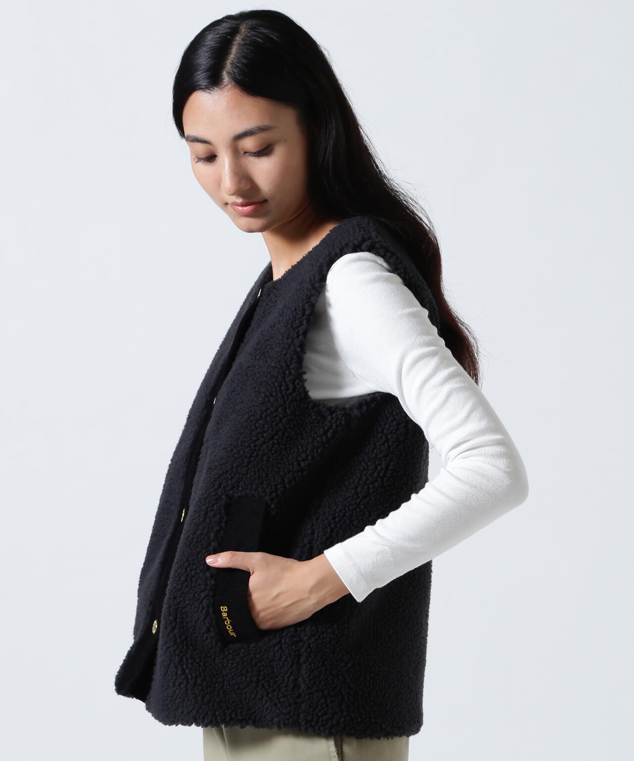 BARBOUR (バブアー) Dulsie ボア ライナー ベスト/252LLI0016