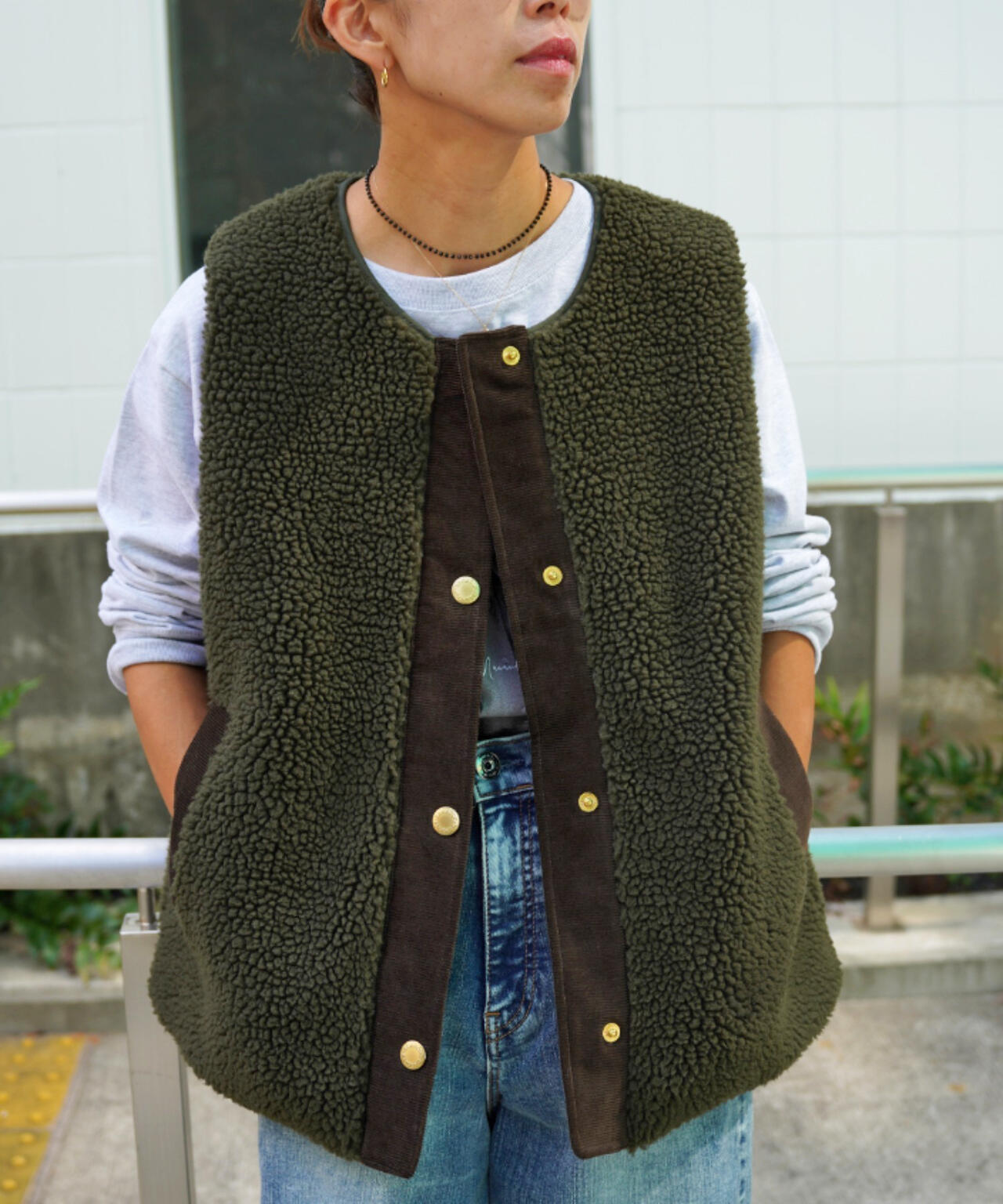 BARBOUR (バブアー) Dulsie ボア ライナー ベスト/252LLI0016