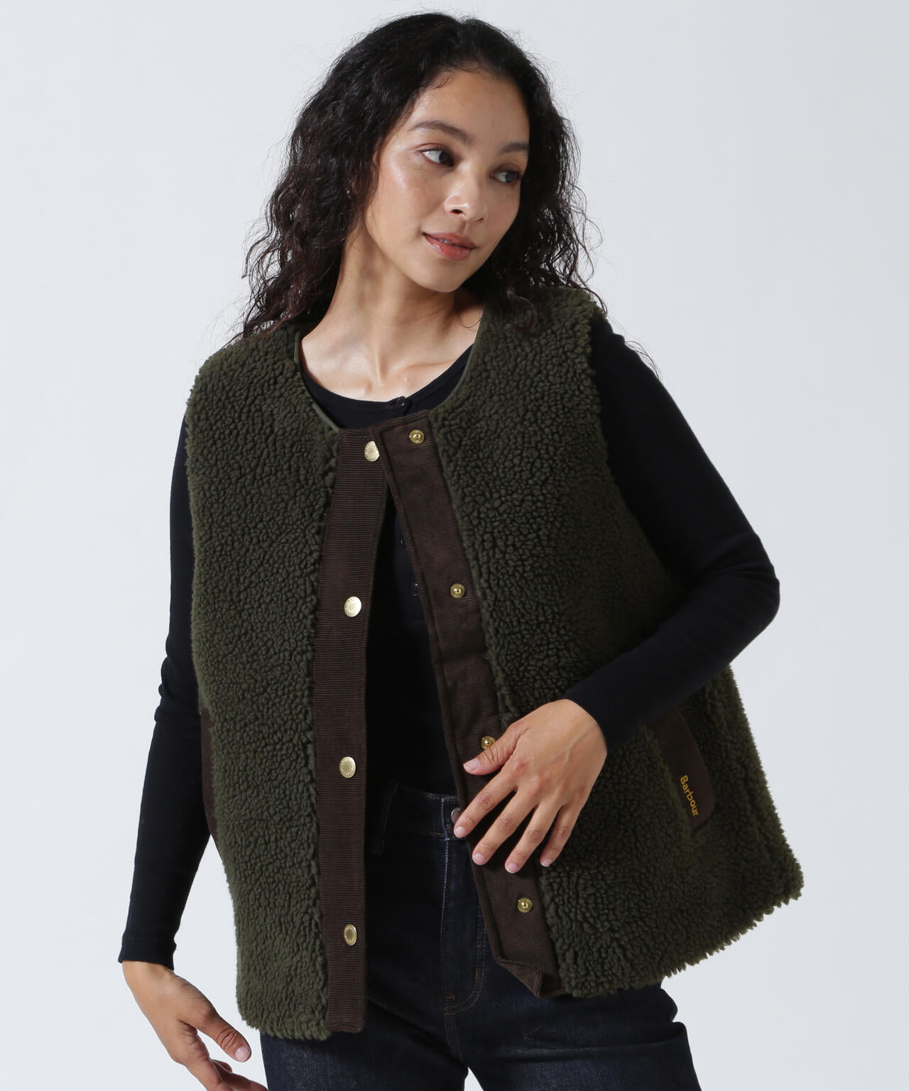 BARBOUR (バブアー) Dulsie ボア ライナー ベスト/252LLI0016