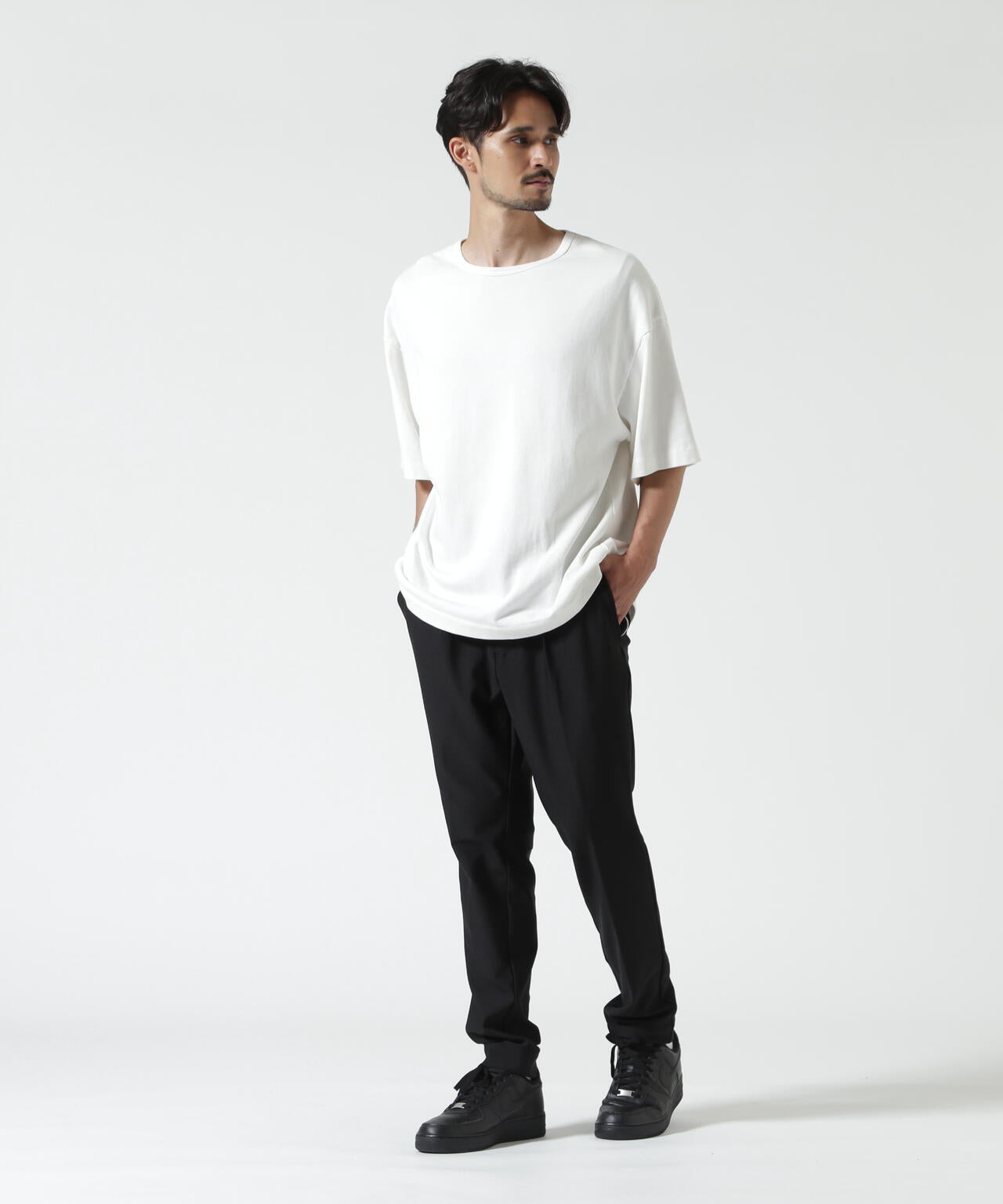 PIUORO(ピウオロ) HI TENSION KNIT TUCK PT